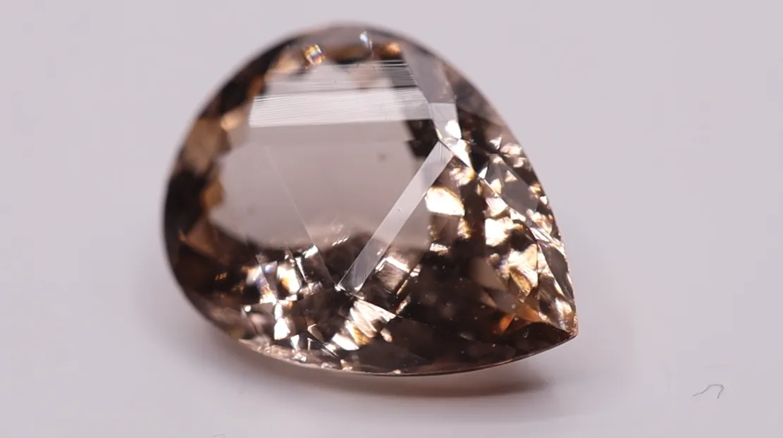 14.97 x 11.28mm Pear Shape Morganite