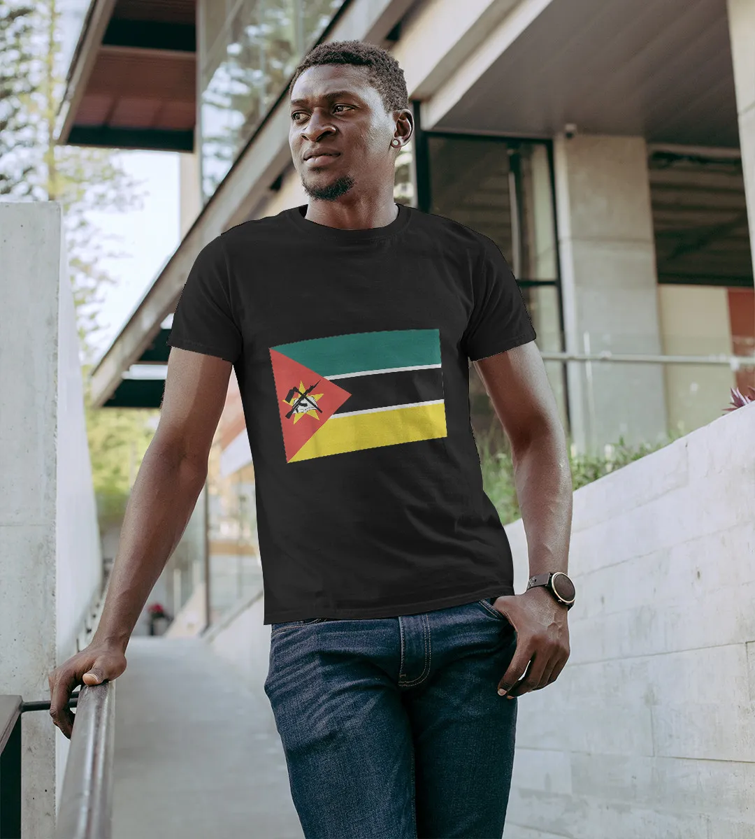 1sttheworld T-Shirt - Flag Of Mozambique T-Shirt Black A35