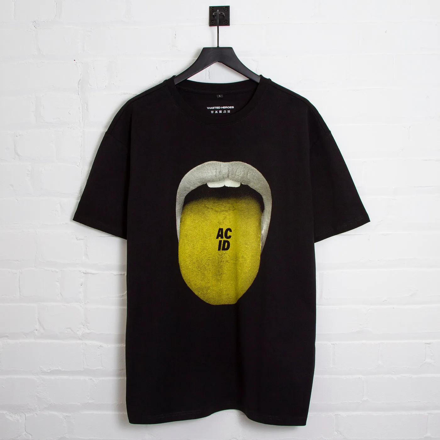 Acid Drop  - Oversized Tshirt - Black