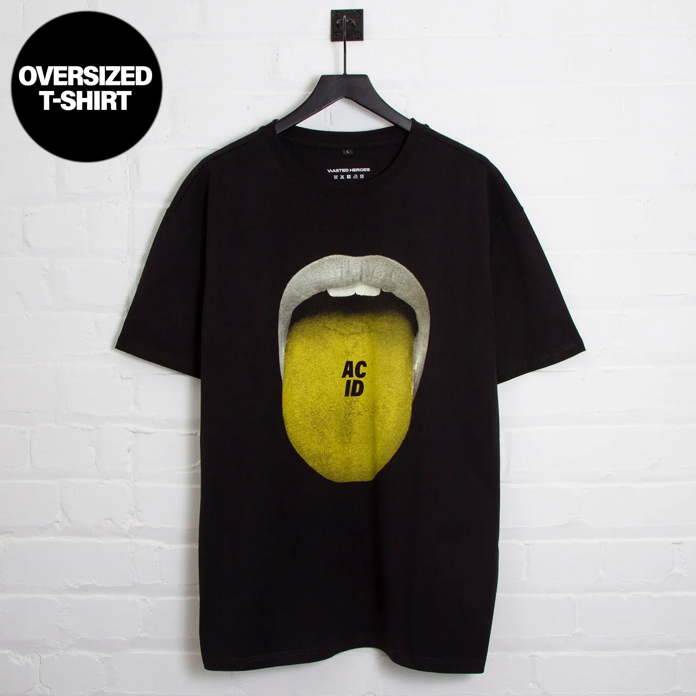 Acid Drop  - Oversized Tshirt - Black