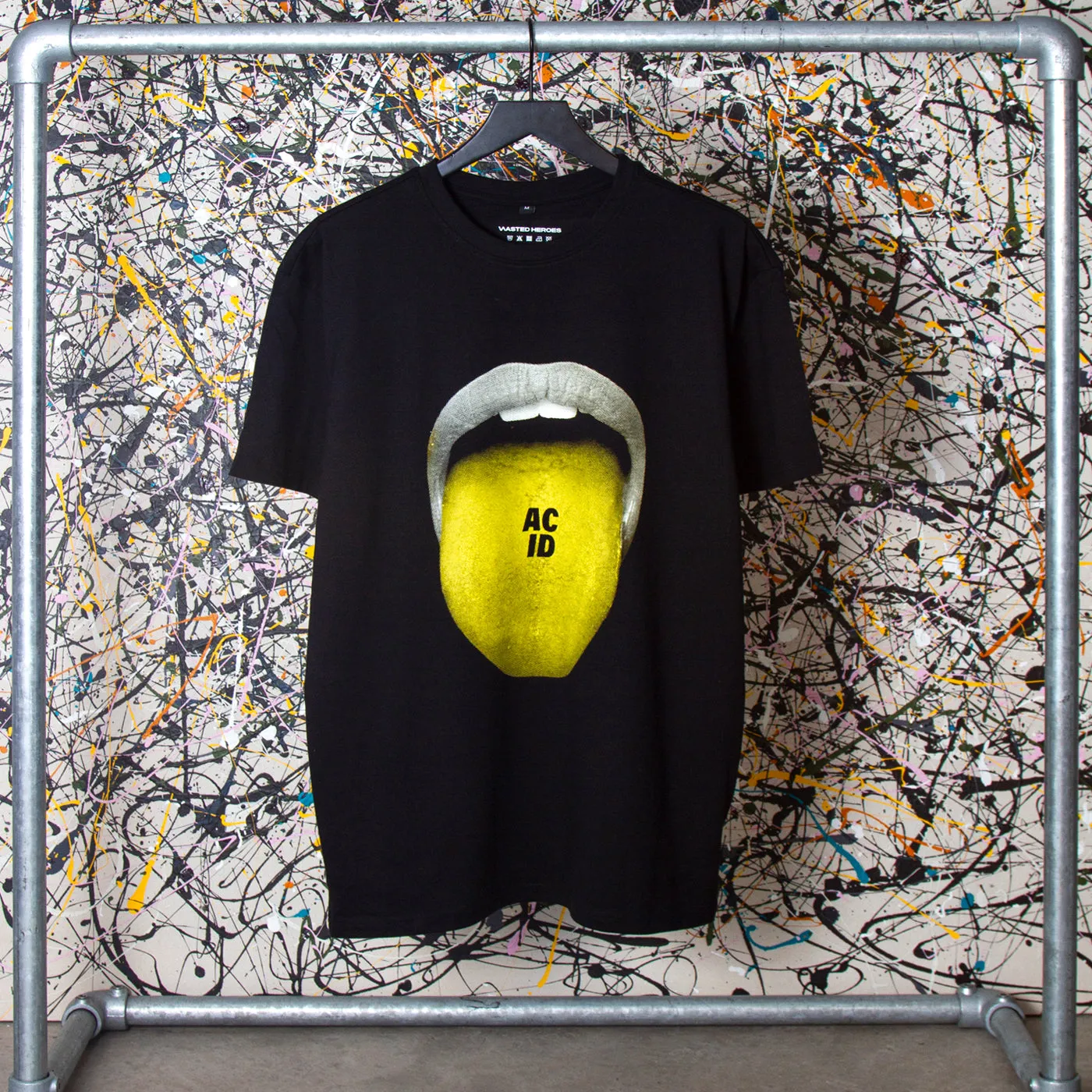 Acid Drop  - Oversized Tshirt - Black