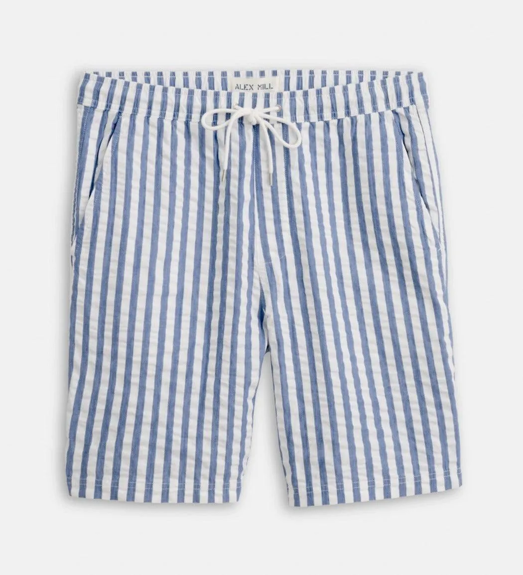 Alex Mill - Saturday Shorts in Stripe Seersucker