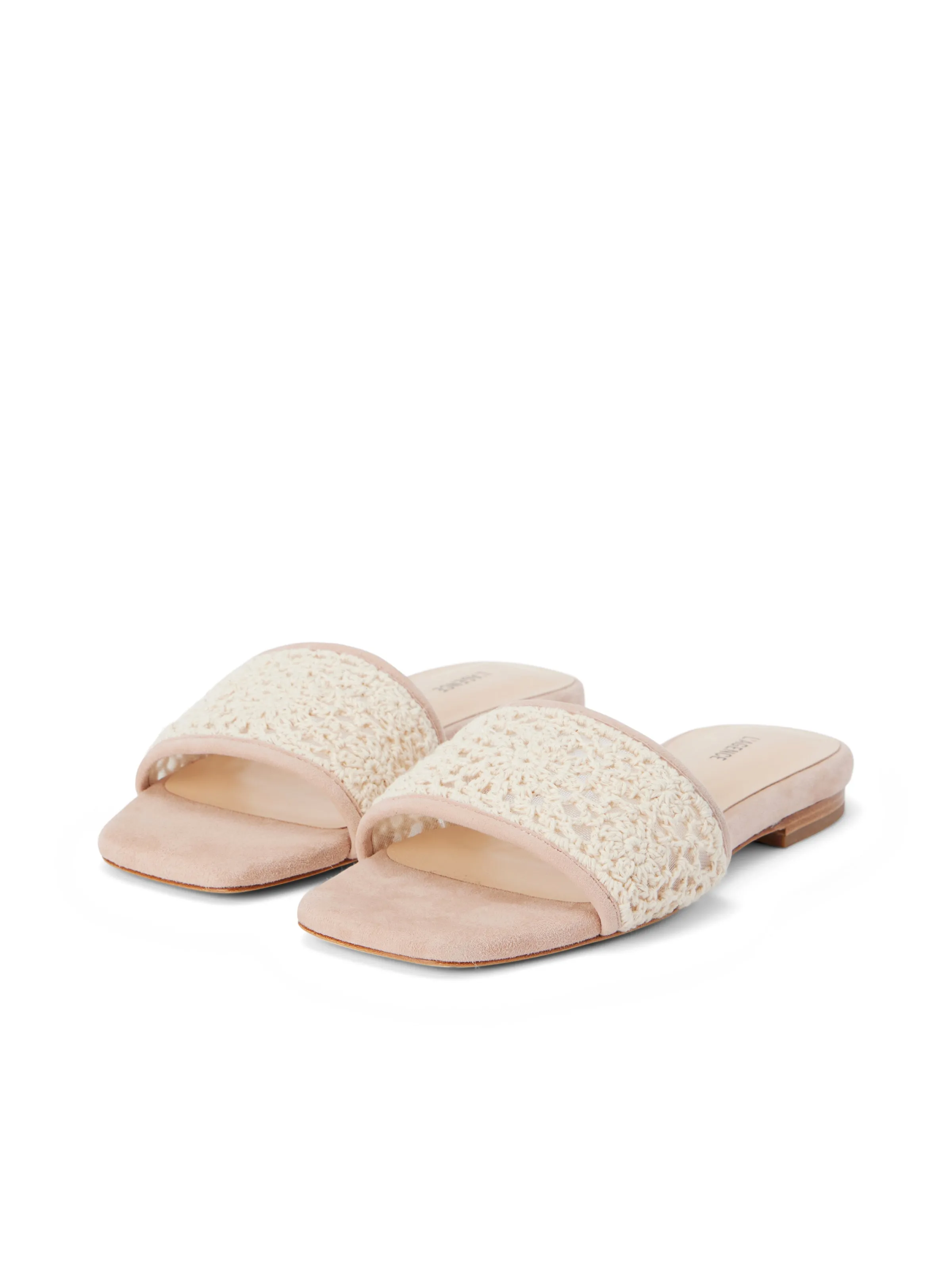 Armelle Crochet Slide Sandal