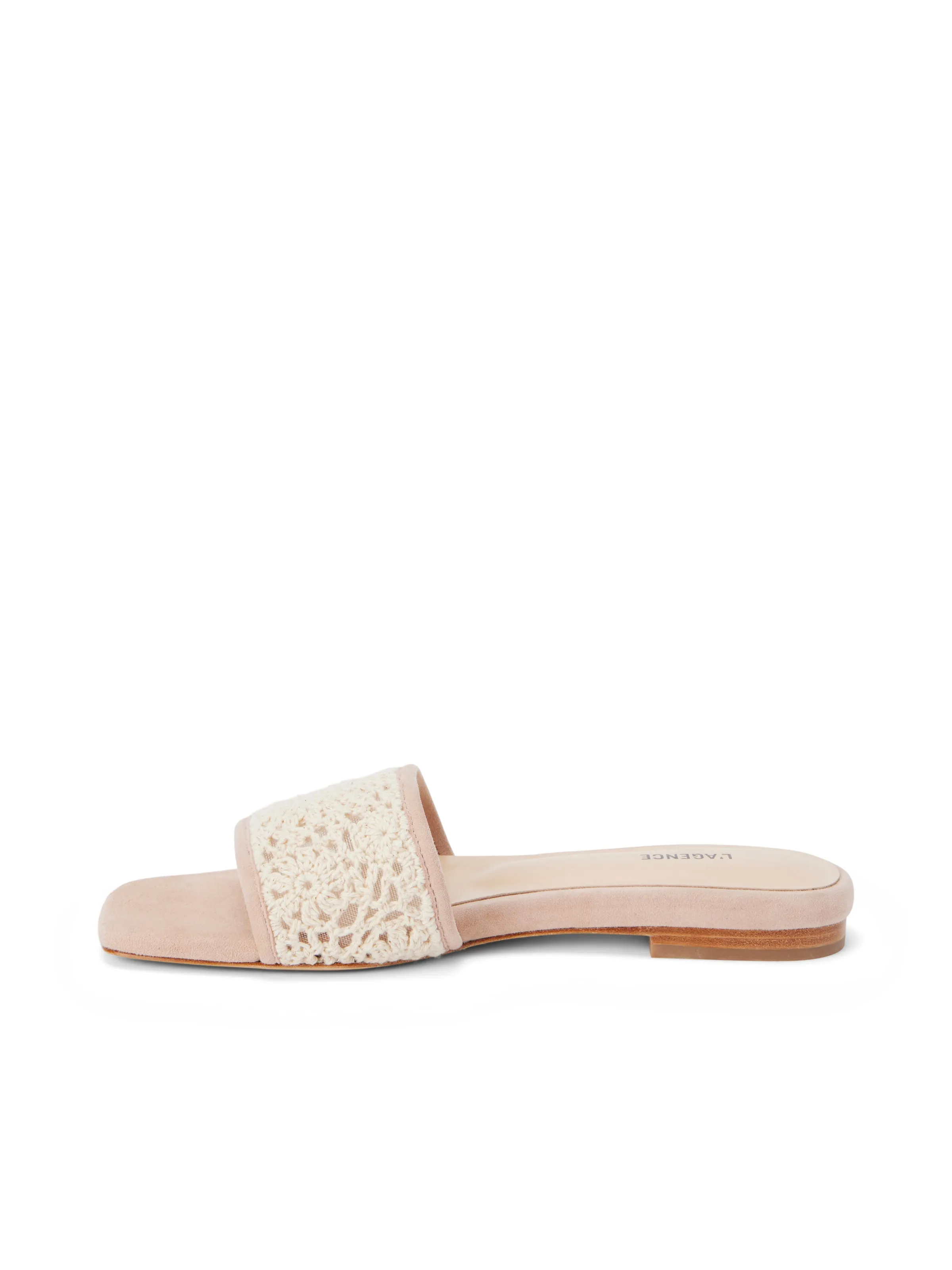 Armelle Crochet Slide Sandal