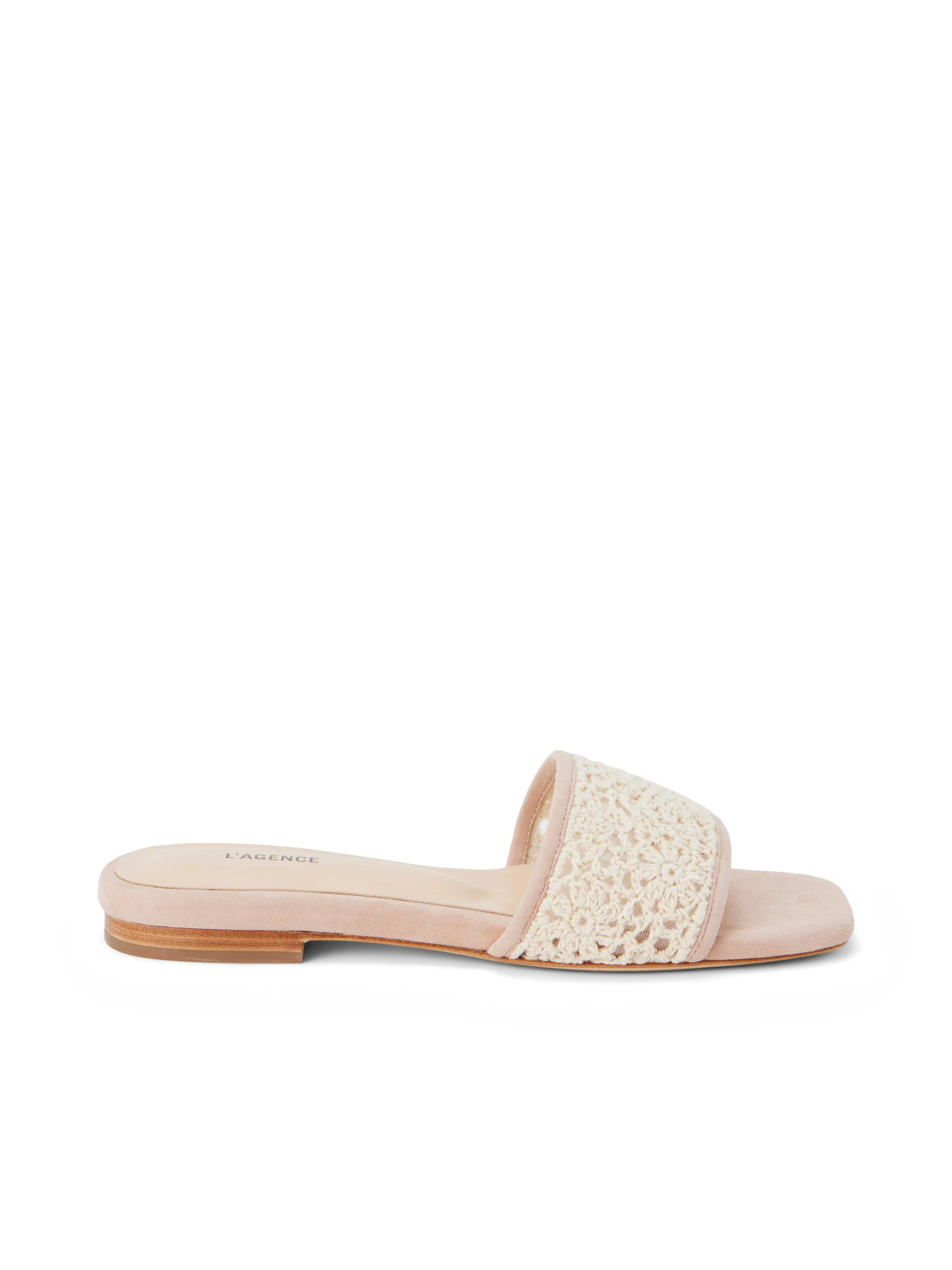 Armelle Crochet Slide Sandal