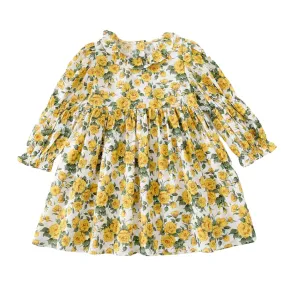 Baby Kid Girls Flower Print Dresses