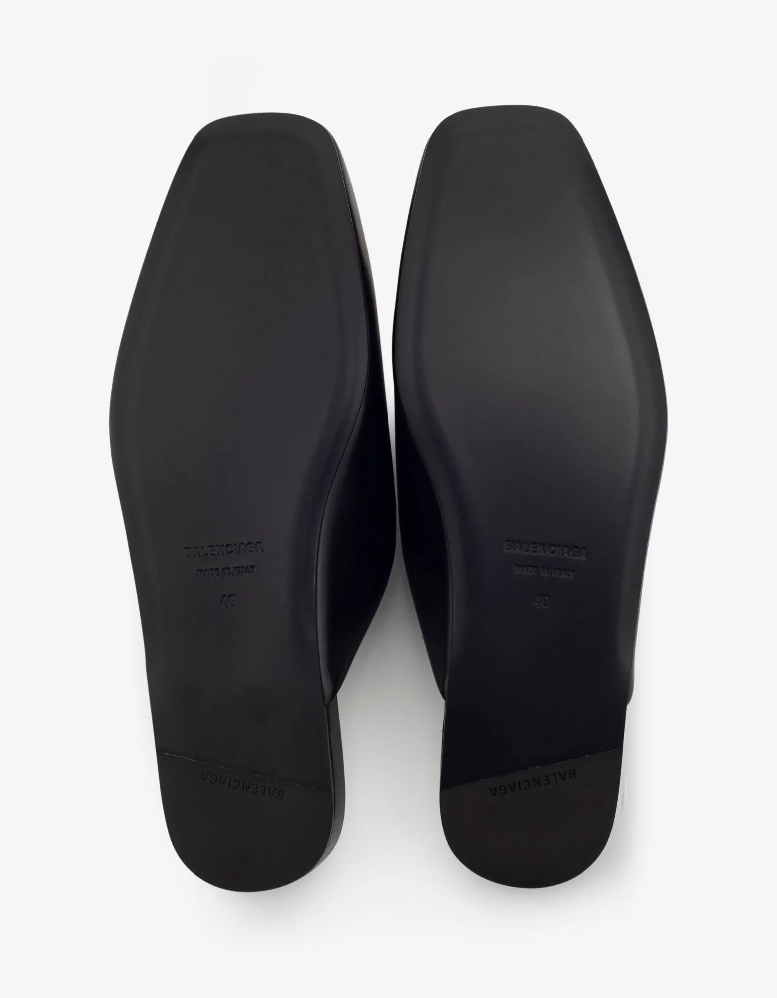 Balenciaga Black Cosy BB Mules