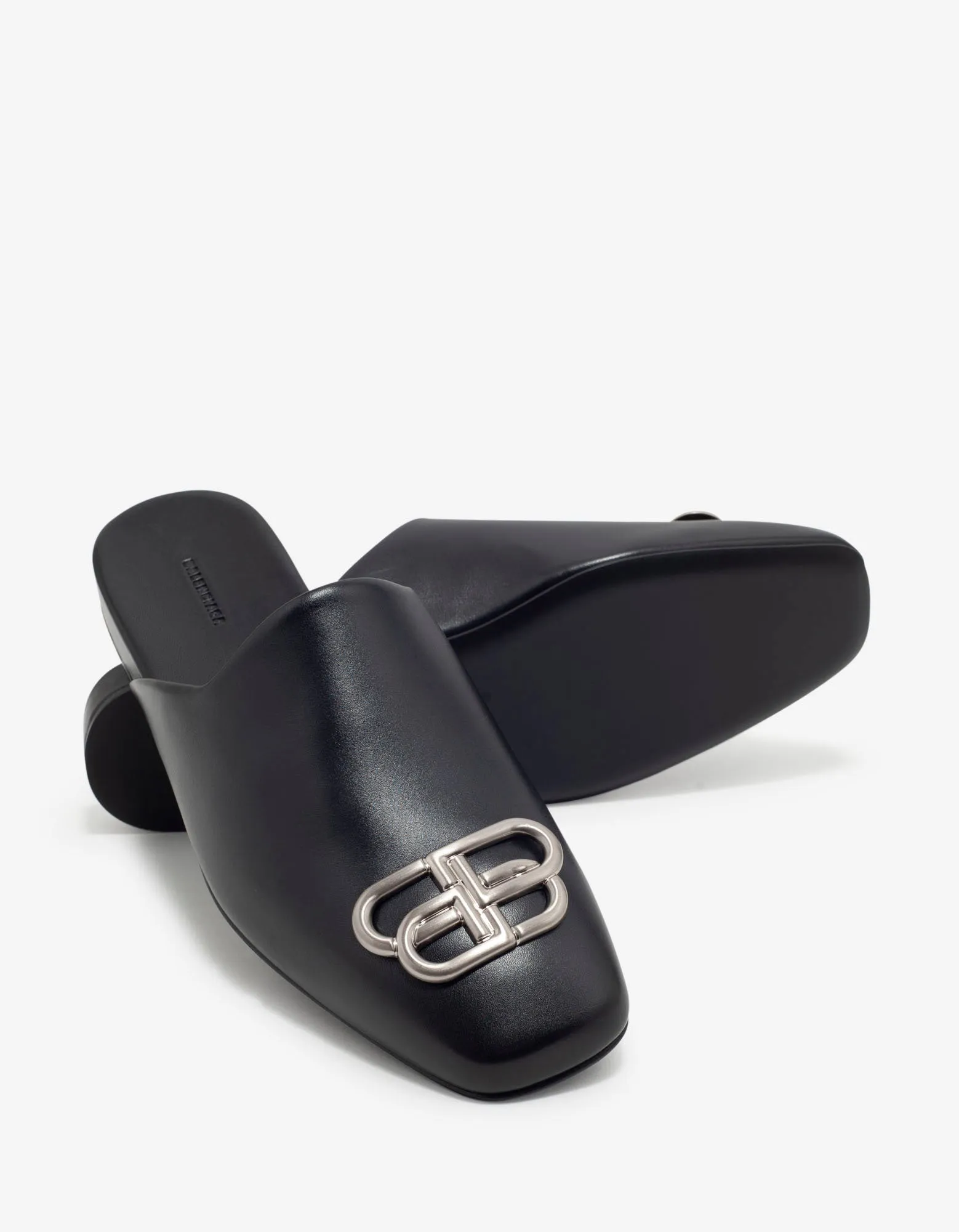 Balenciaga Black Cosy BB Mules