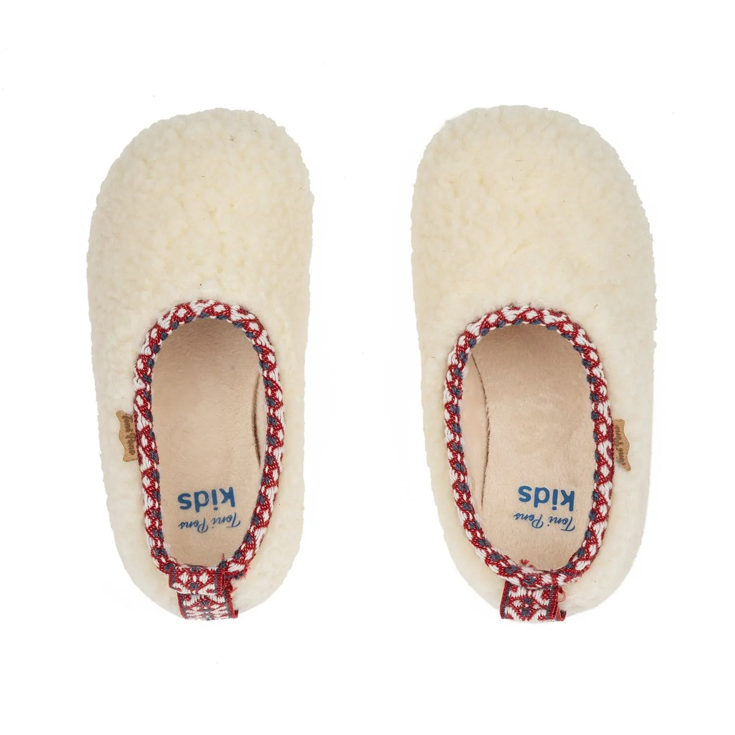 Basic Closed Toe Cotton Slippers for Kids - Lezo-SH