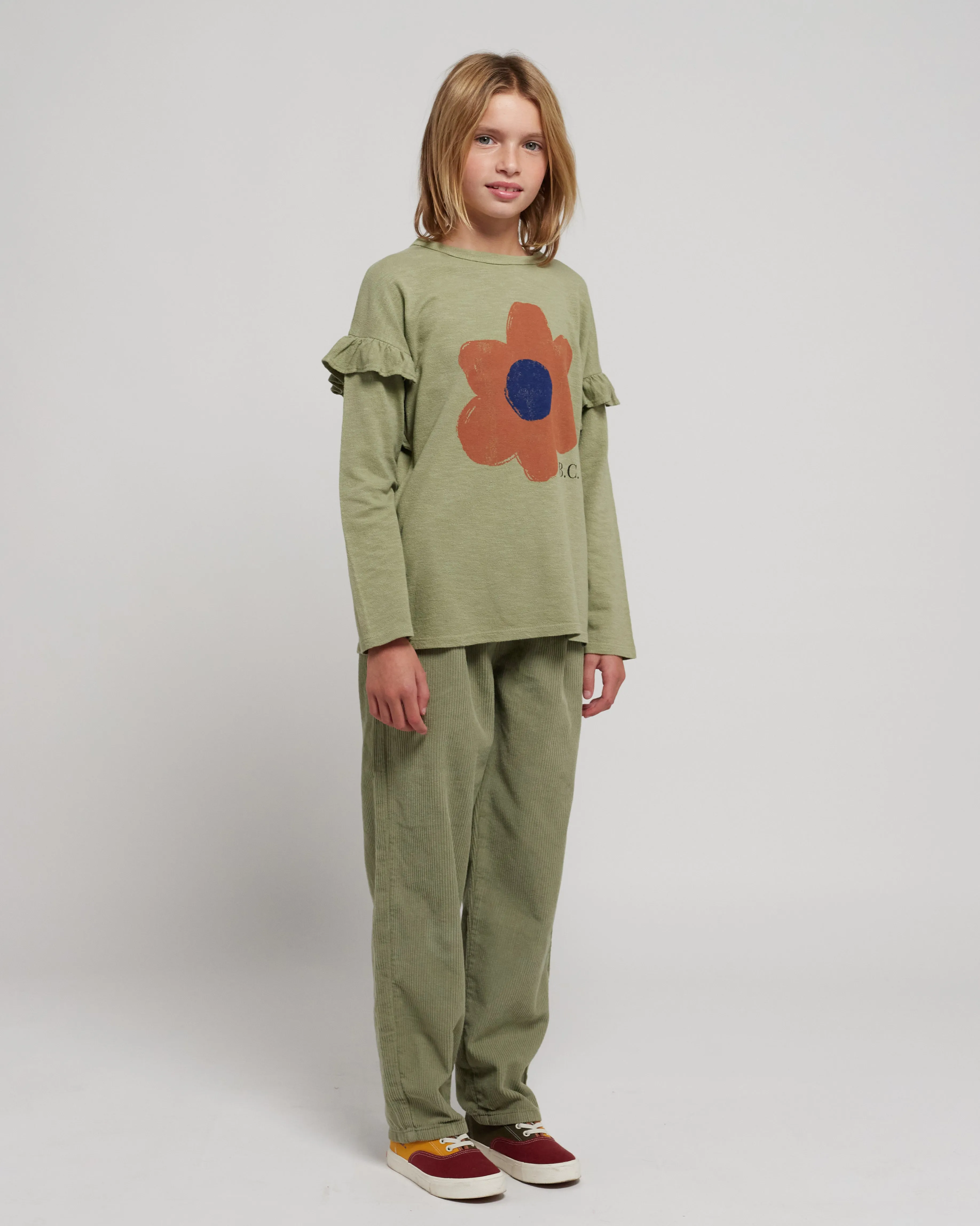 Bobo Choses | Big Flower ruffle T-shirt