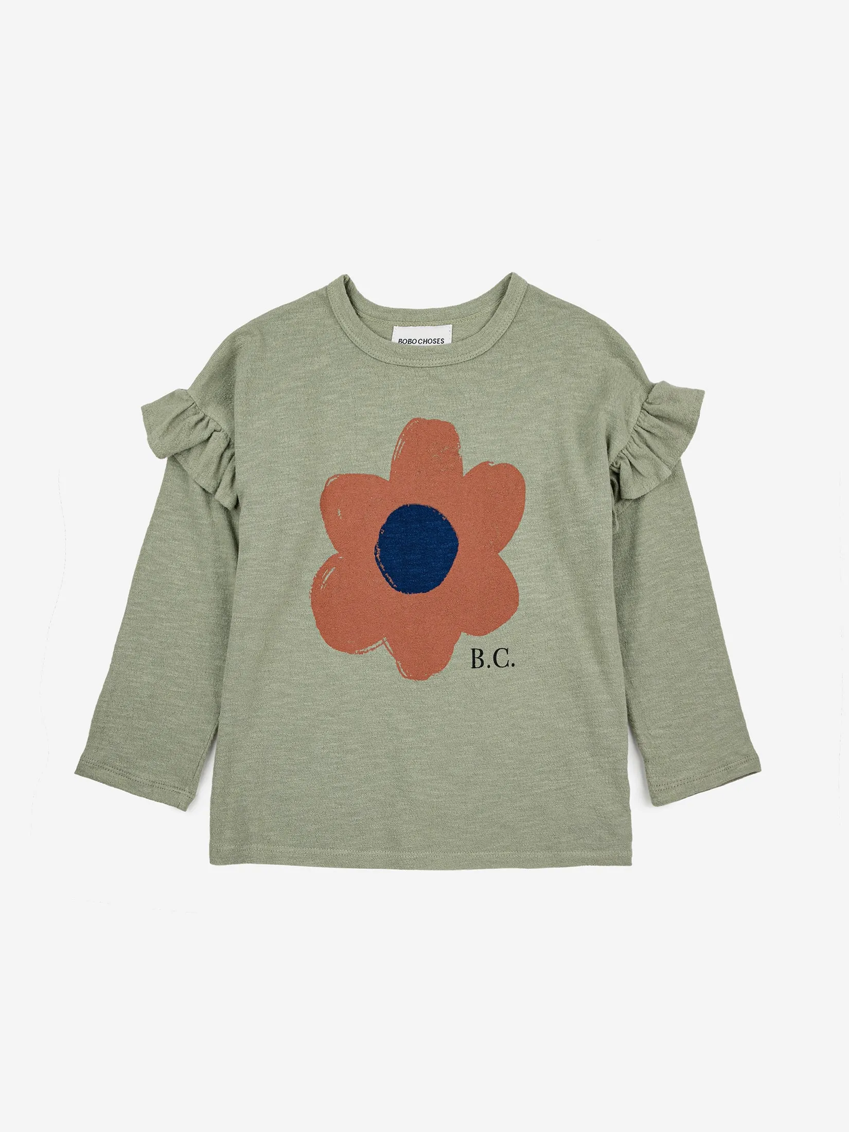 Bobo Choses | Big Flower ruffle T-shirt