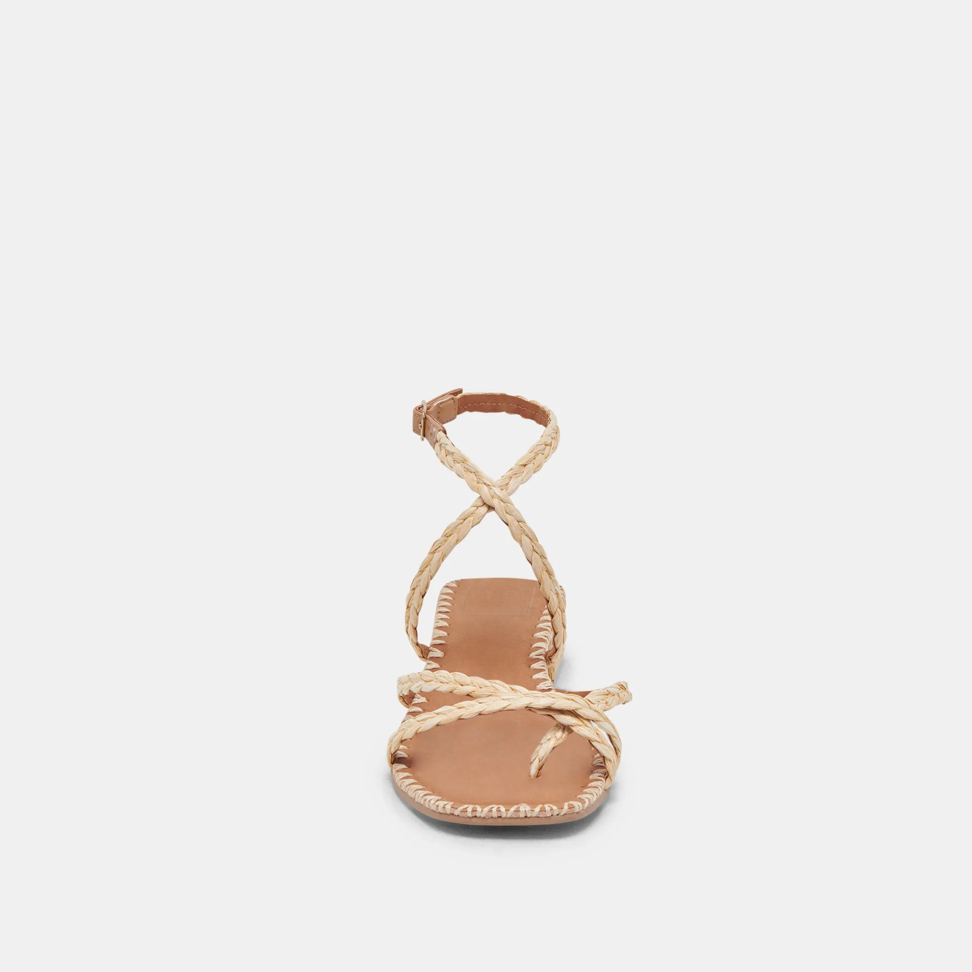 BRINN SANDALS LT NATURAL RAFFIA