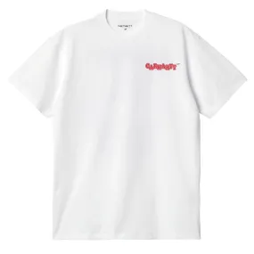 Carhartt WIP S/S Fast Food T-Shirt White / Red