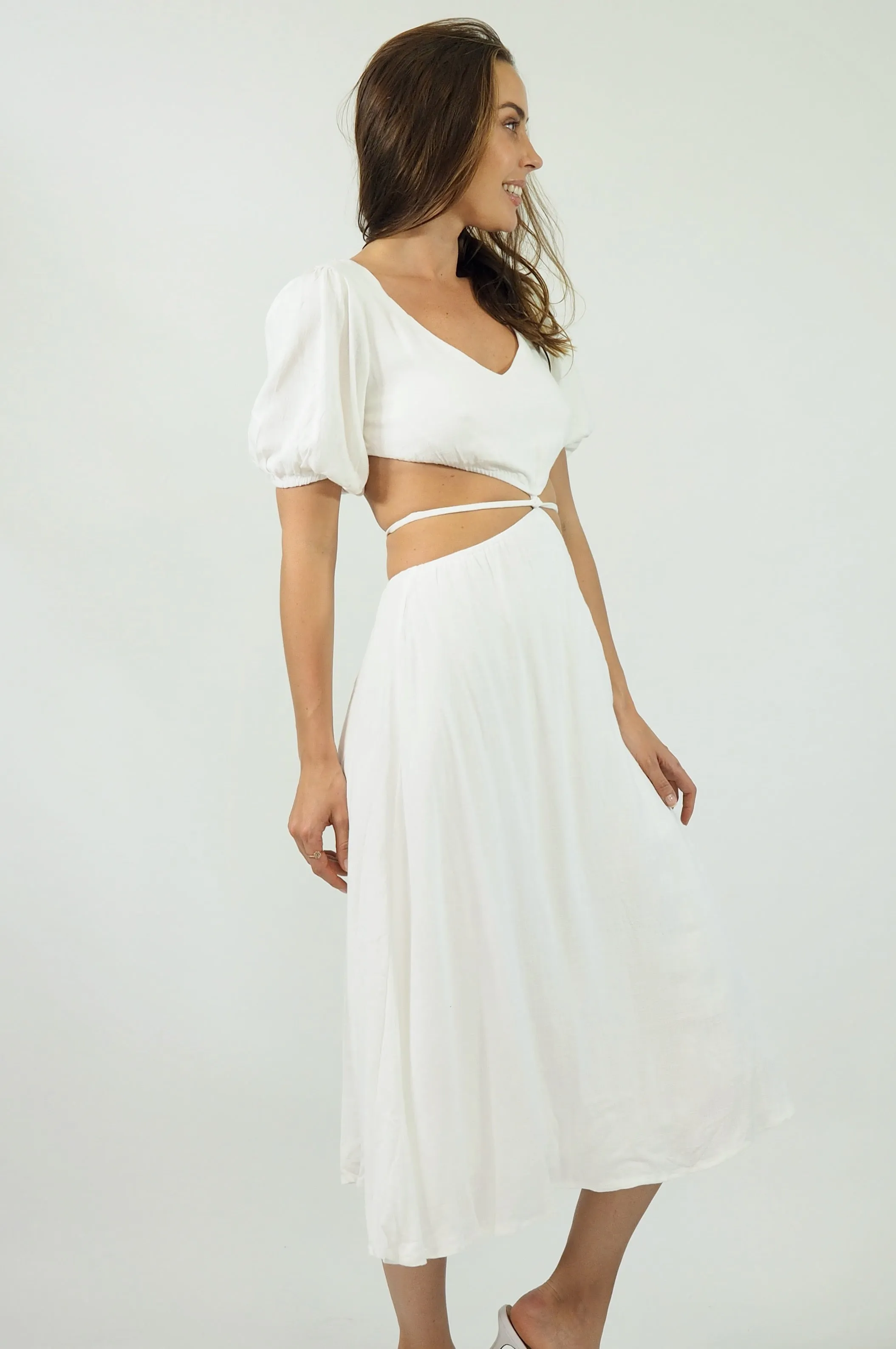 Ciara Dress - White