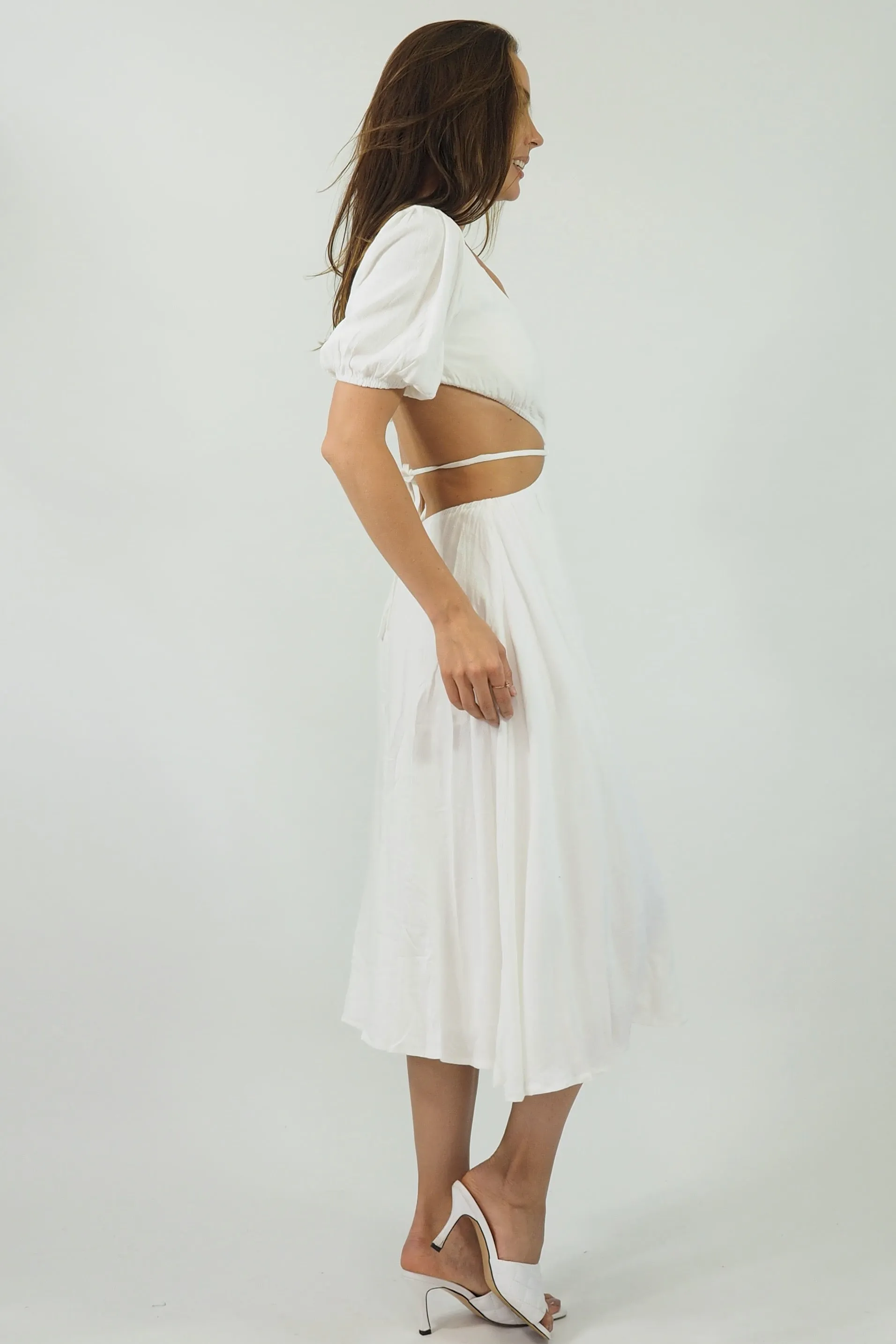 Ciara Dress - White