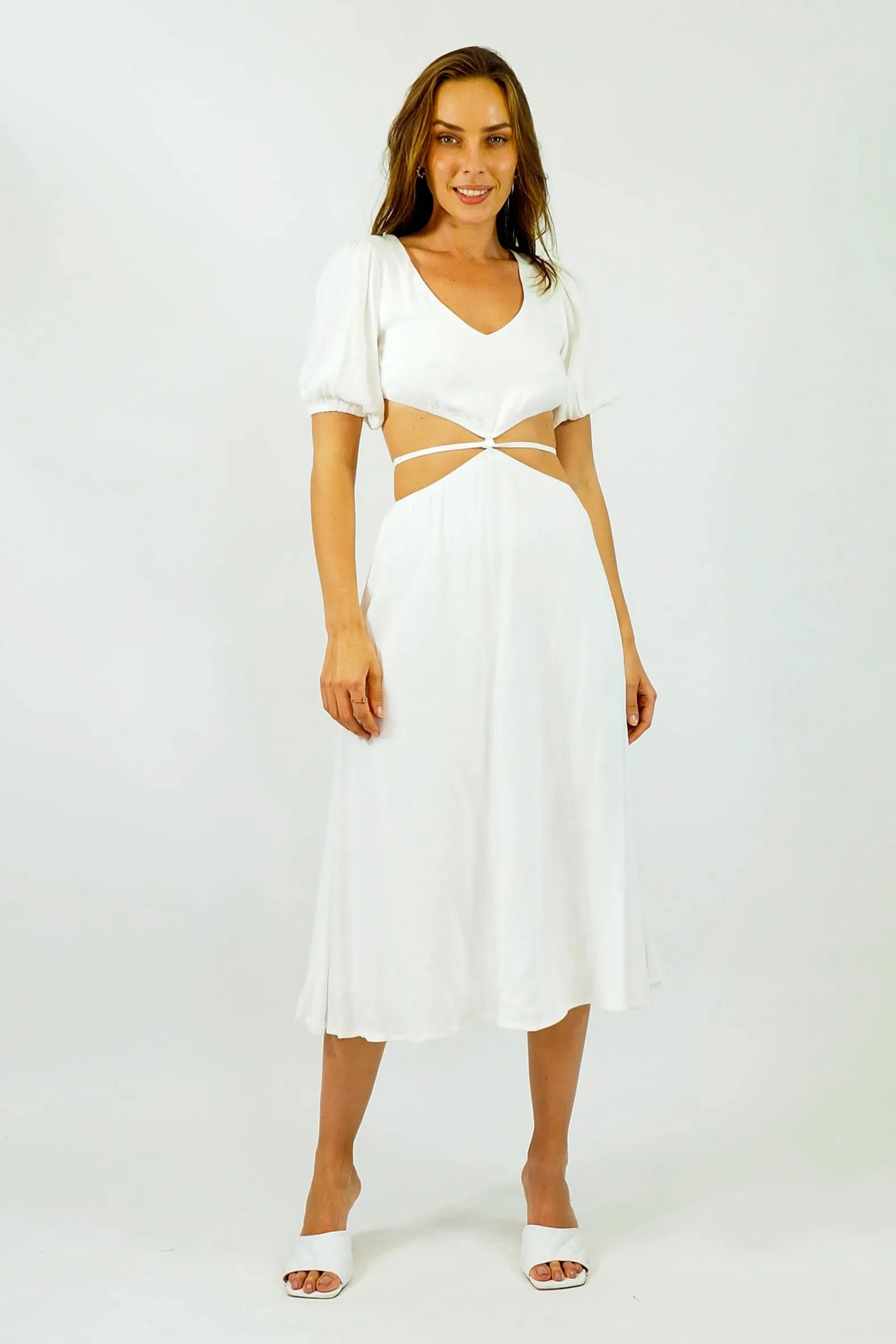 Ciara Dress - White