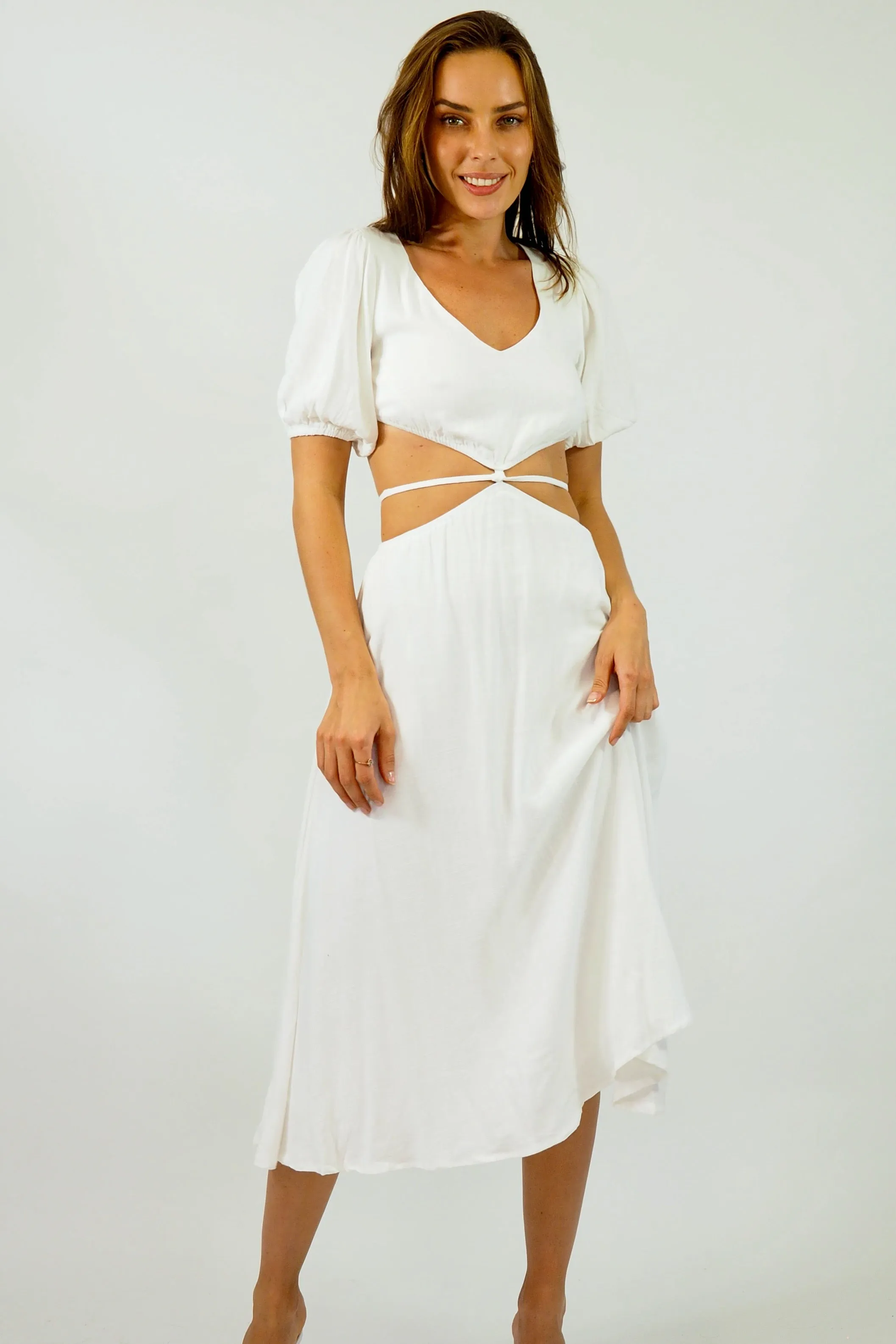 Ciara Dress - White