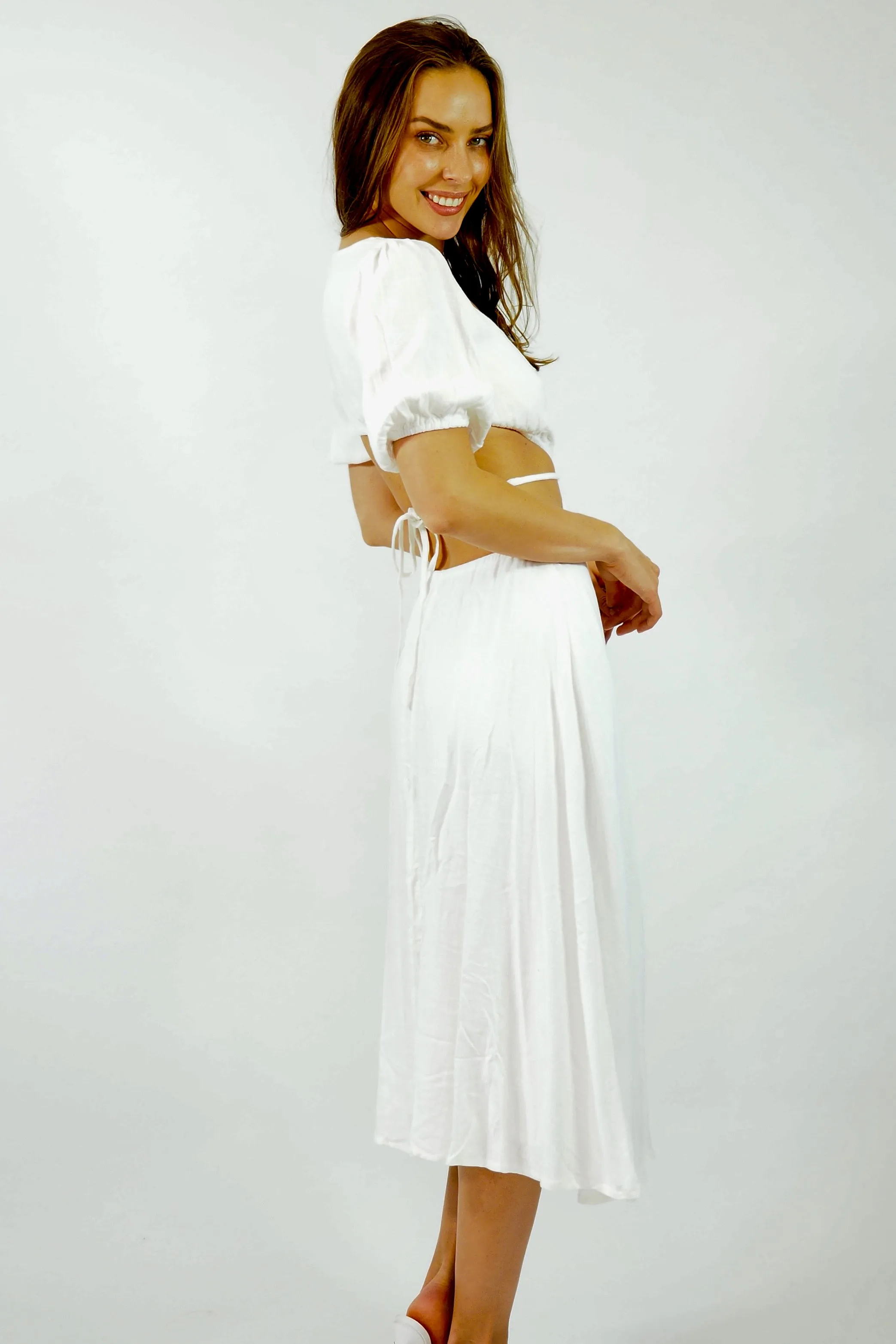 Ciara Dress - White