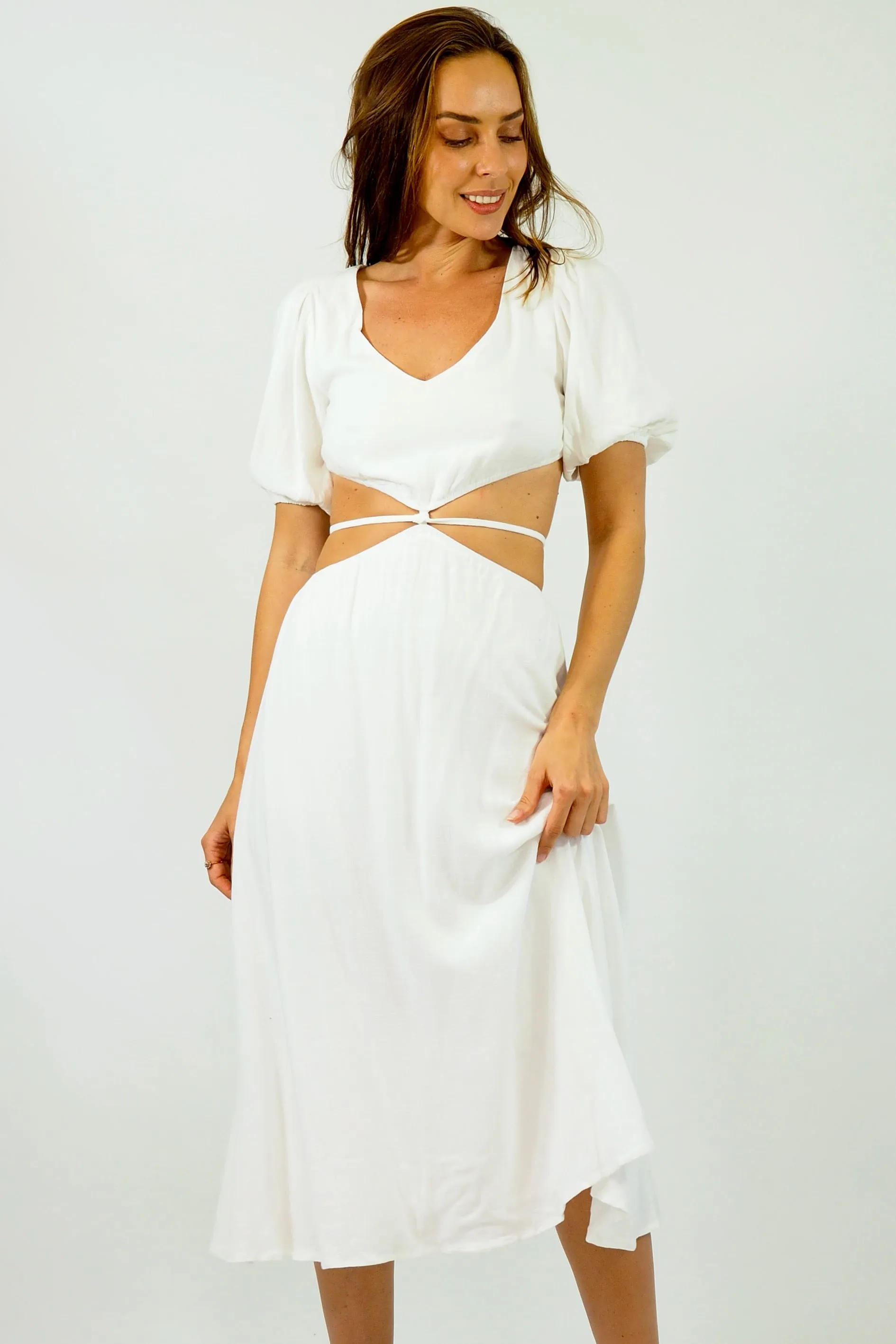 Ciara Dress - White