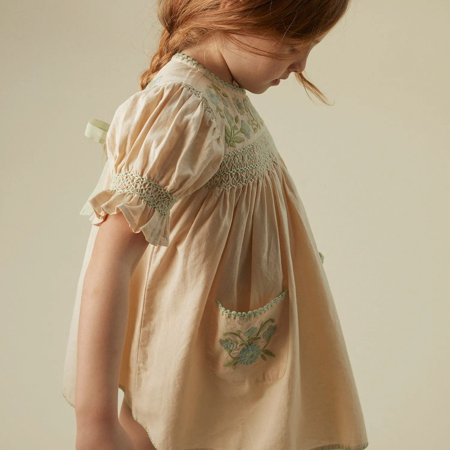 Cotton/Linen Dora Dress - Milk