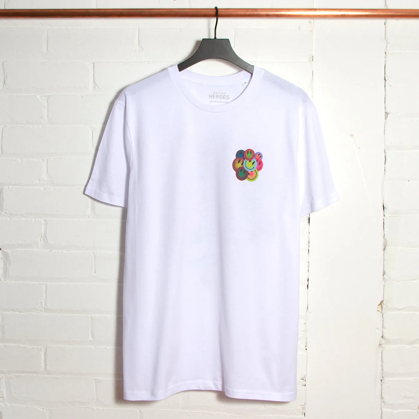 Crest All The Smileys - Tshirt - White