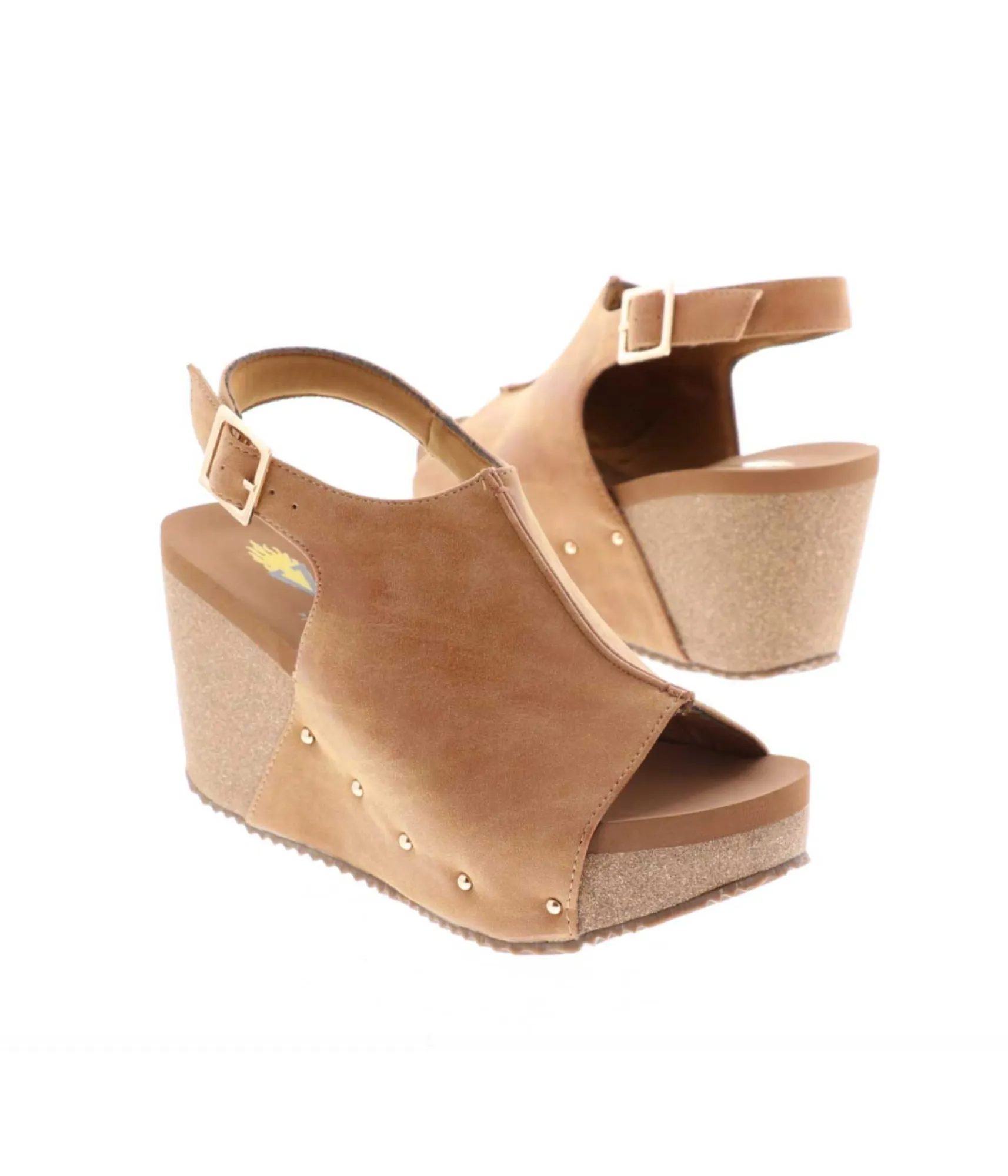 Division Wedge in Tan