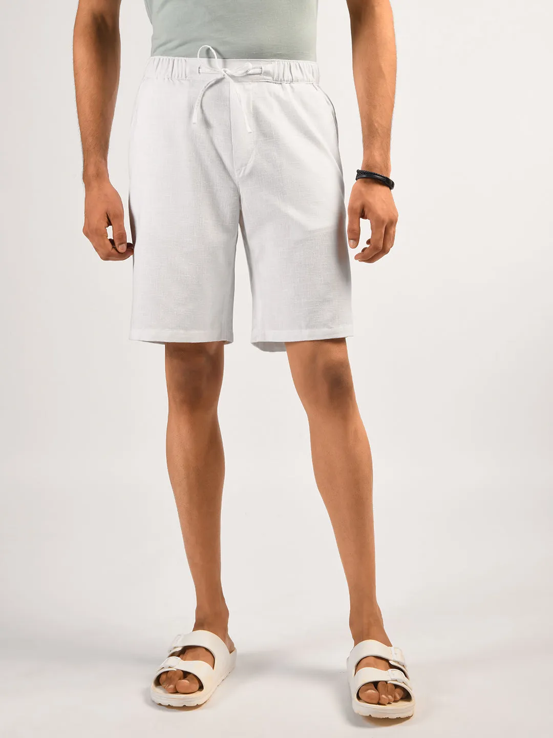 Elasticated Waistband Breezy Shorts - Shuffle