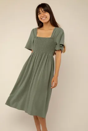 Fearne Dress in Sage