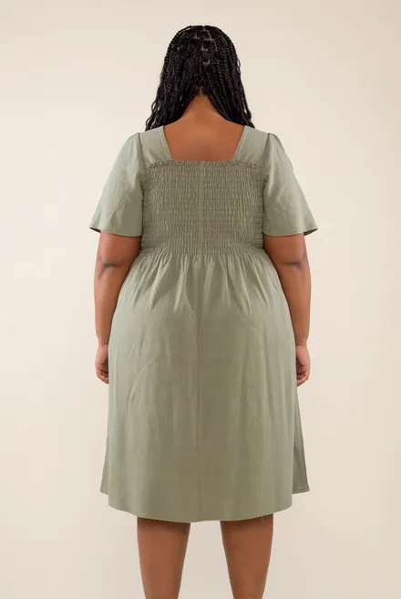 Fearne Dress in Sage