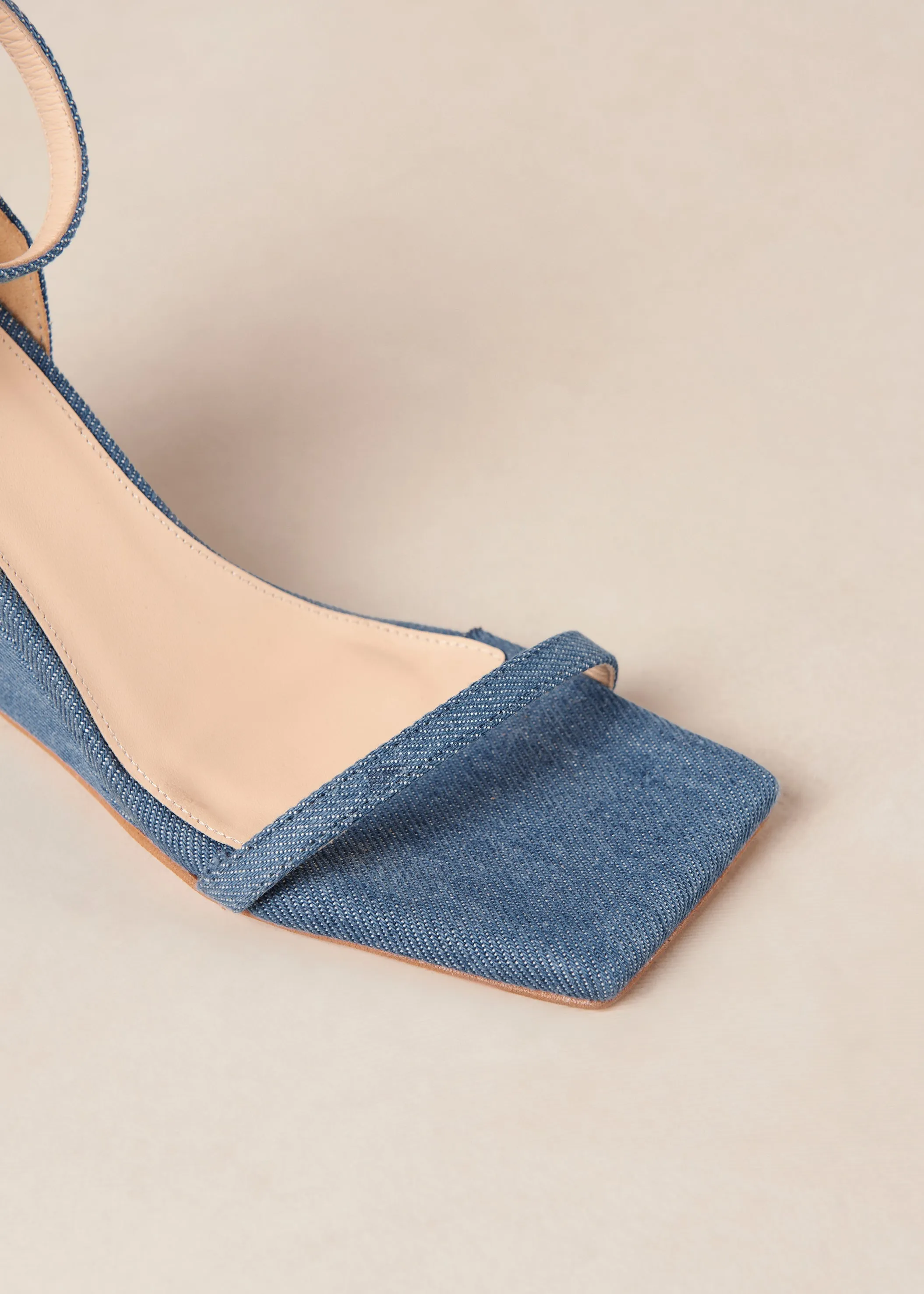 Gata Denim Blue Denim Sandals