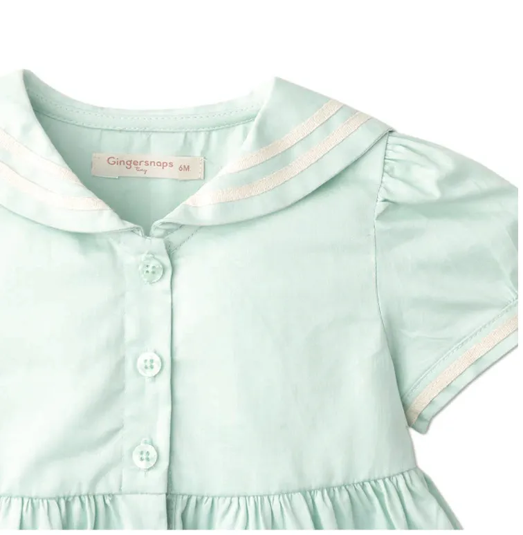 GINGERSNAPS SS24 Baby Marina Sailor Collar Dress