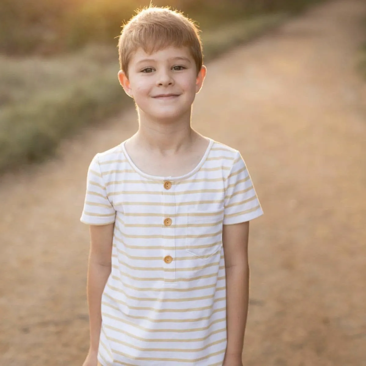 Golden Stripe Tee