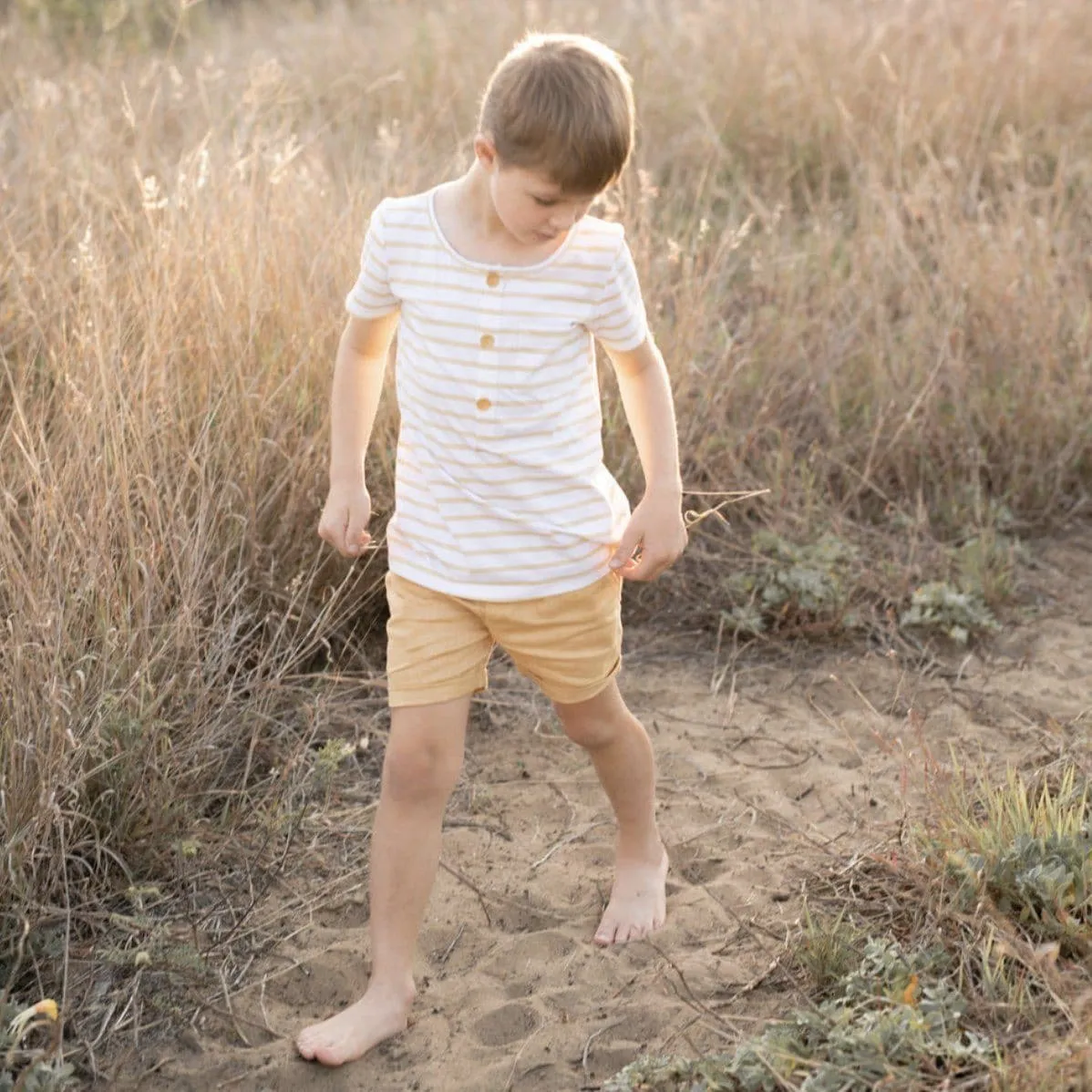 Golden Stripe Tee