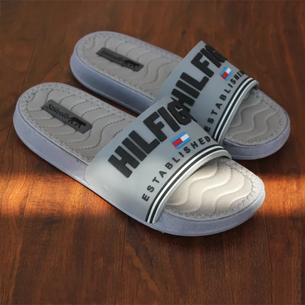 Grey Soft Slippers for Men