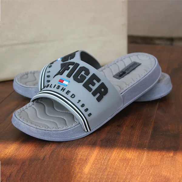 Grey Soft Slippers for Men