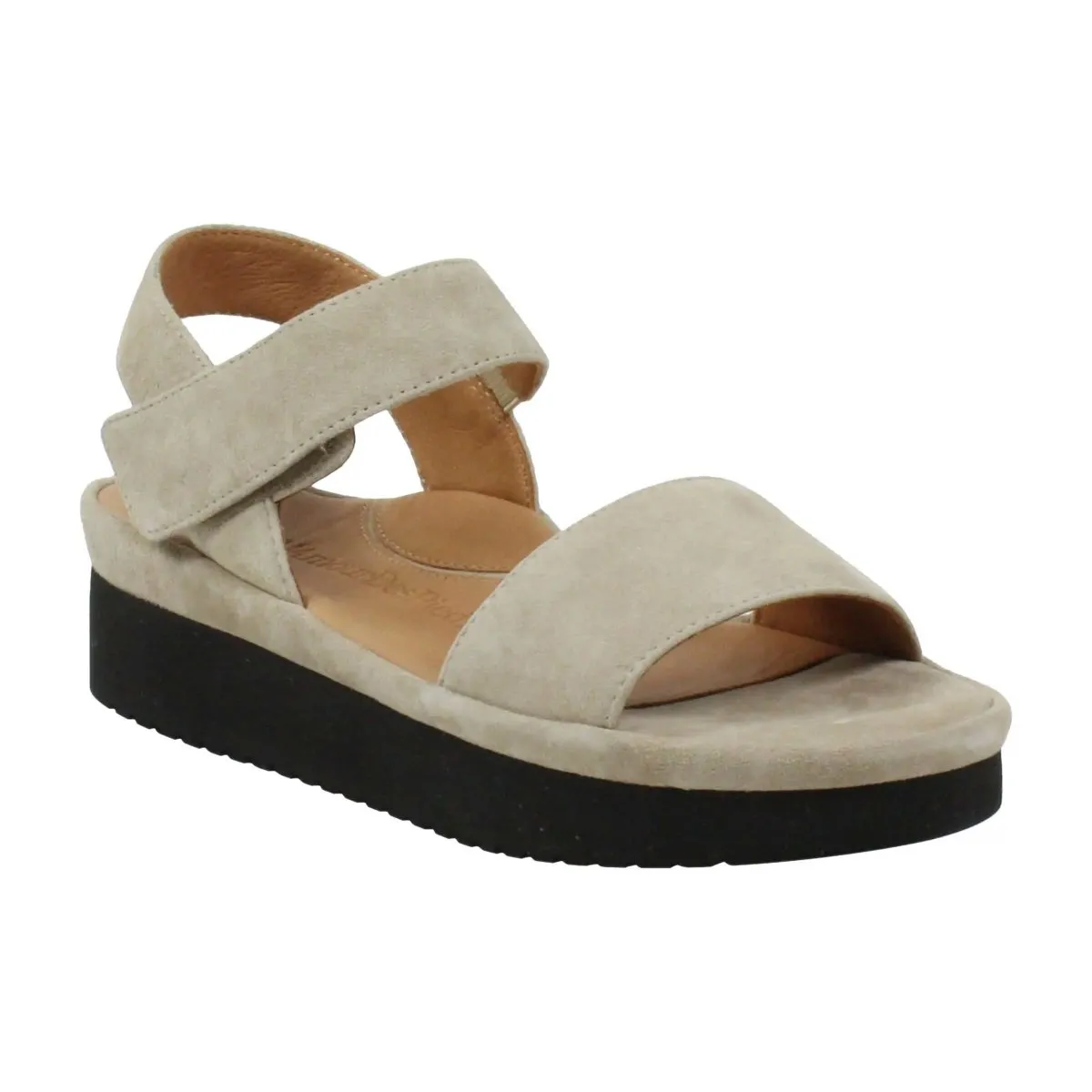 L'Amour Des Pieds Women's Abrilla Taupe Suede