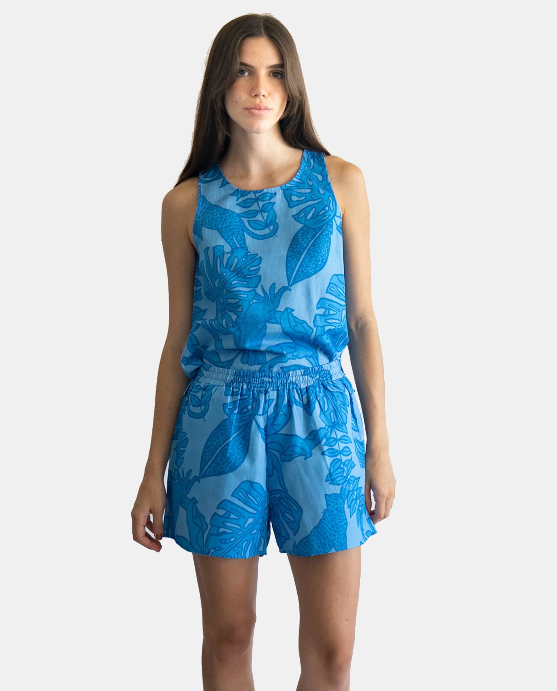 Life in Colors Blue Short