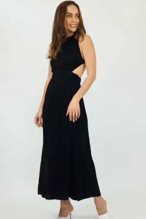 Lili Maxi Backless - Black