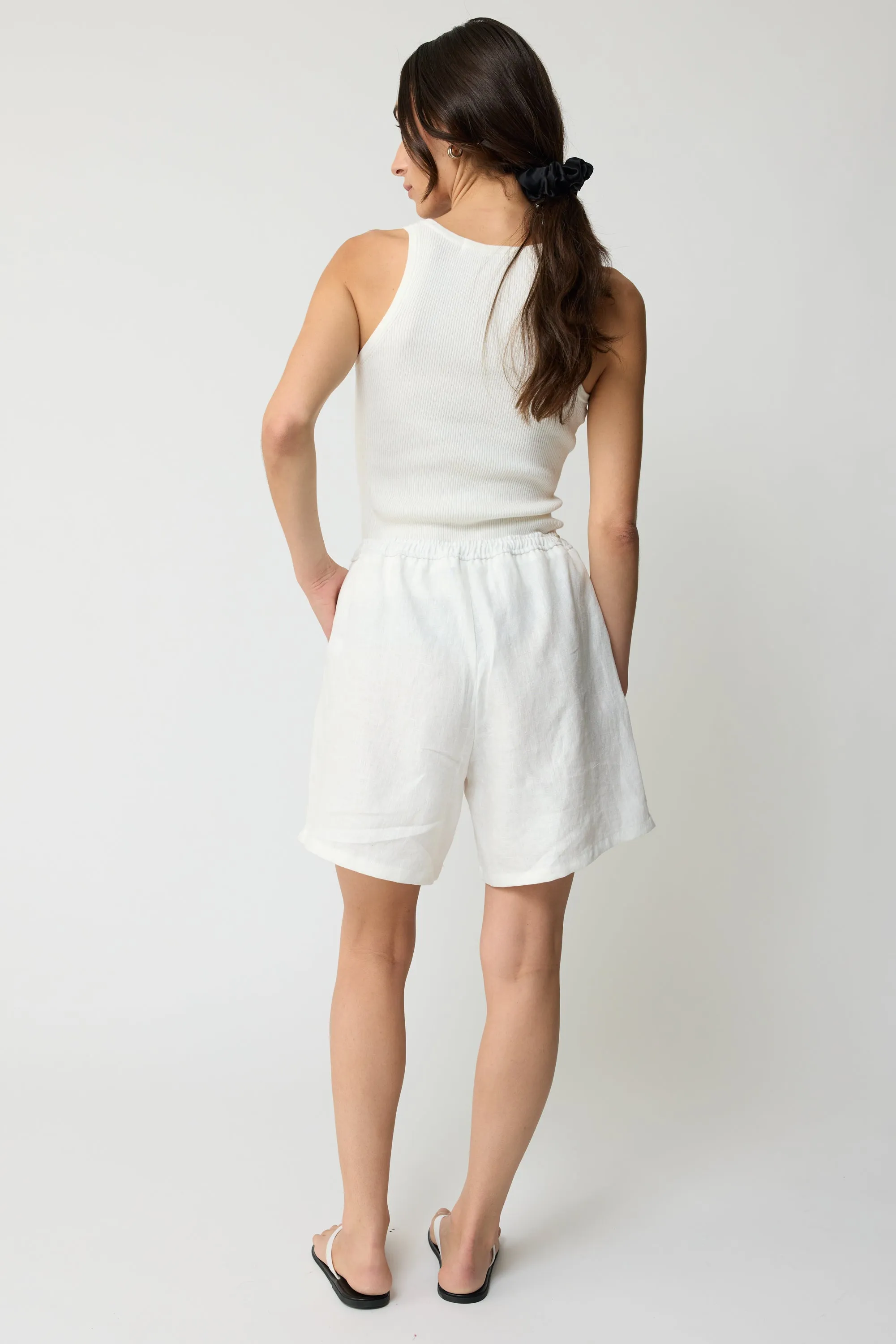 Linen Bermuda Shorts