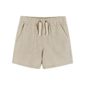 Linen Blend Shorts | Stone