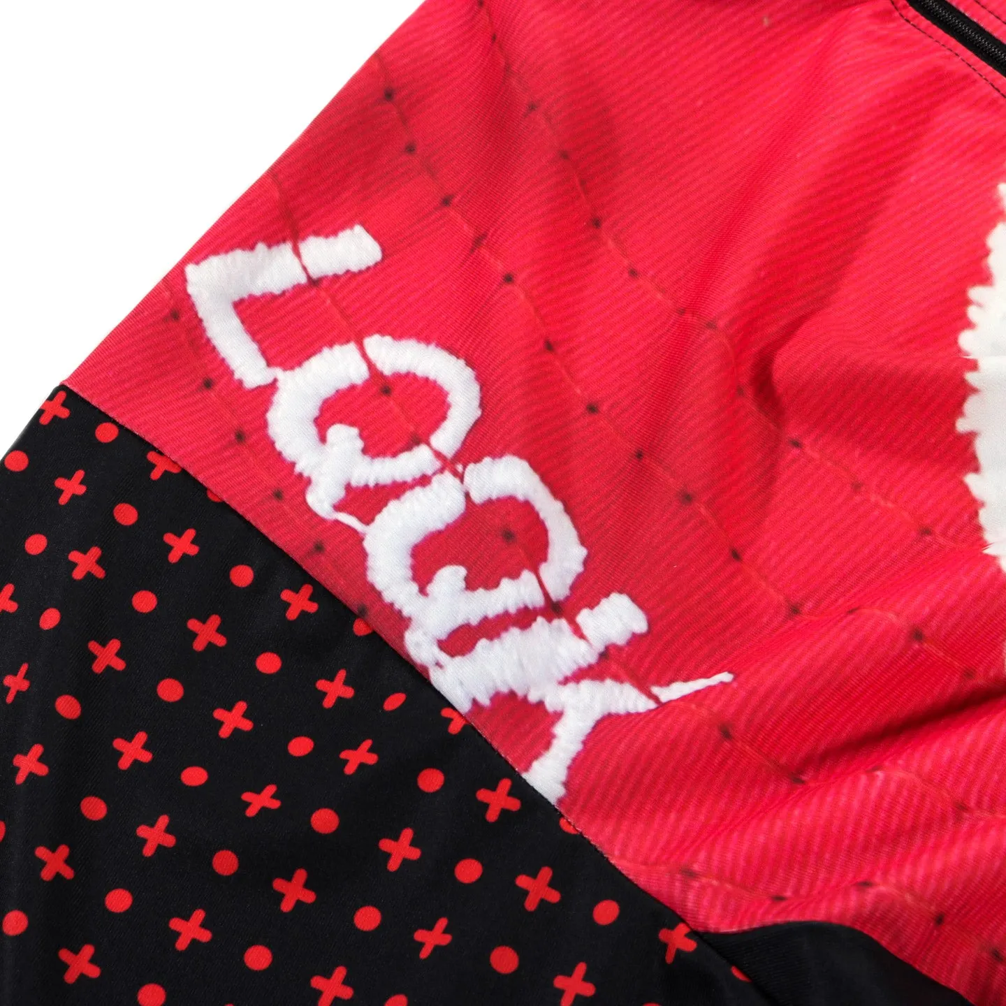 Eye-catching LQQK Studio Loose Tomato Print Cycling Jersey - Stand Out on the Road!