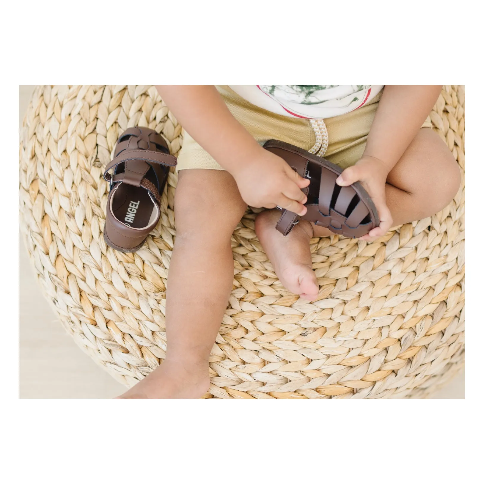 Mack Leather Fisherman Sandal (Baby)