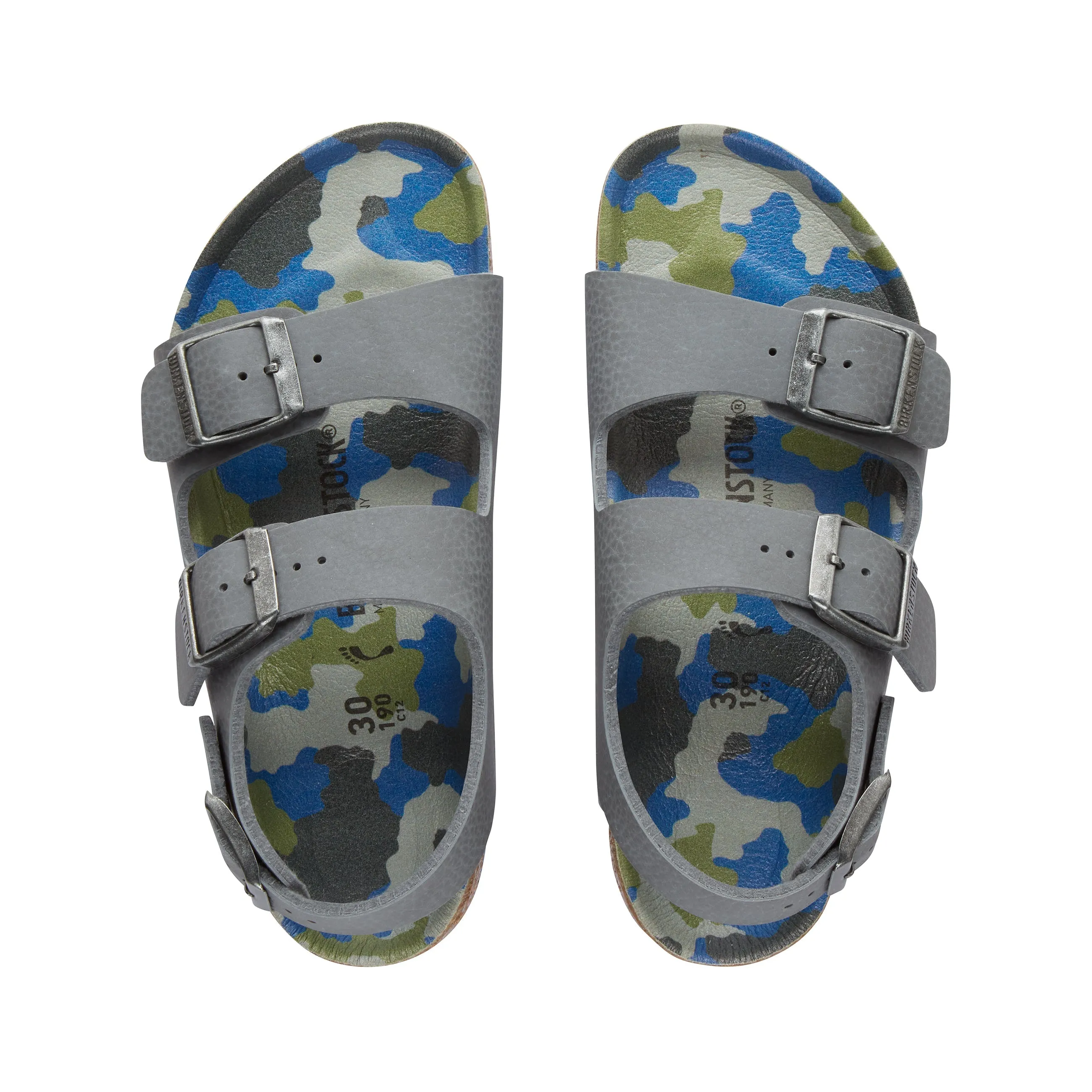 Milano Kids Grey/Multicolour Camo Birko-Flor