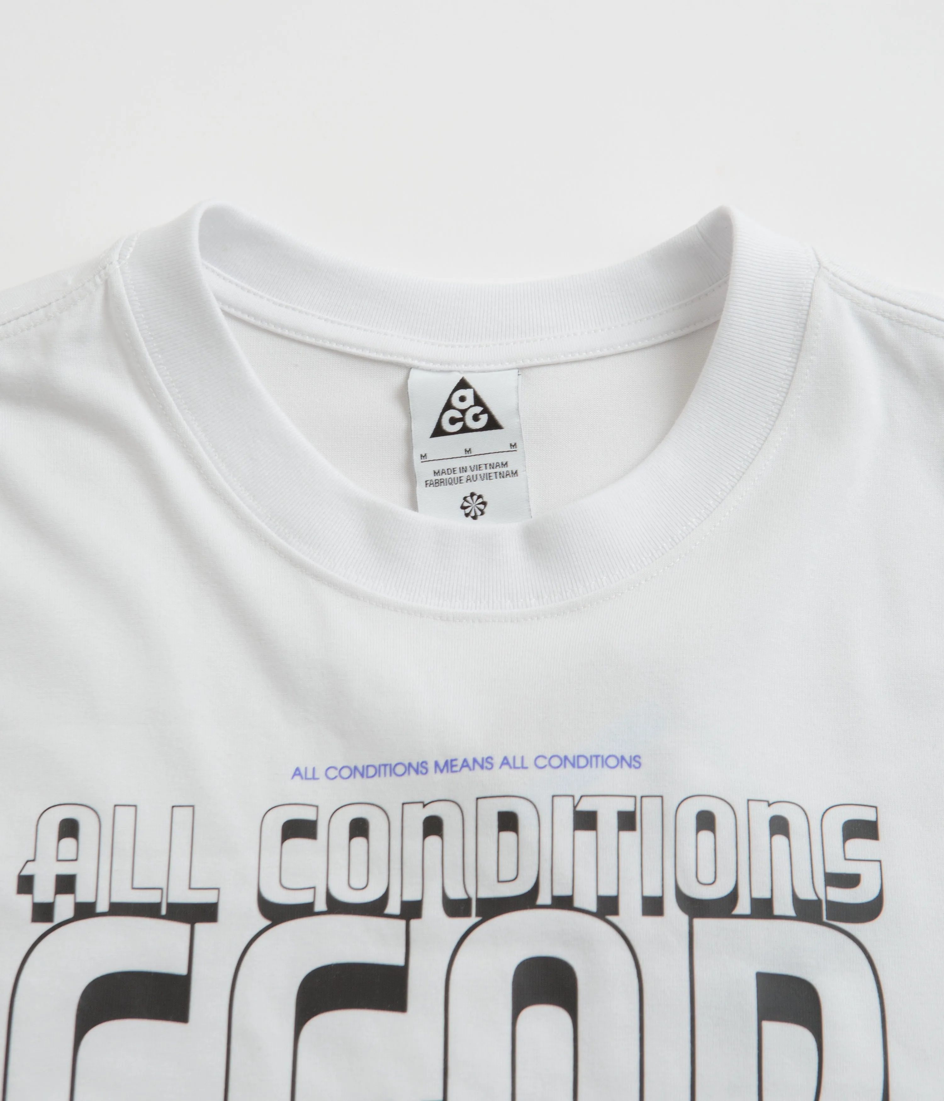 Nike ACG Bridge of Gods Long Sleeve T-Shirt - Summit White