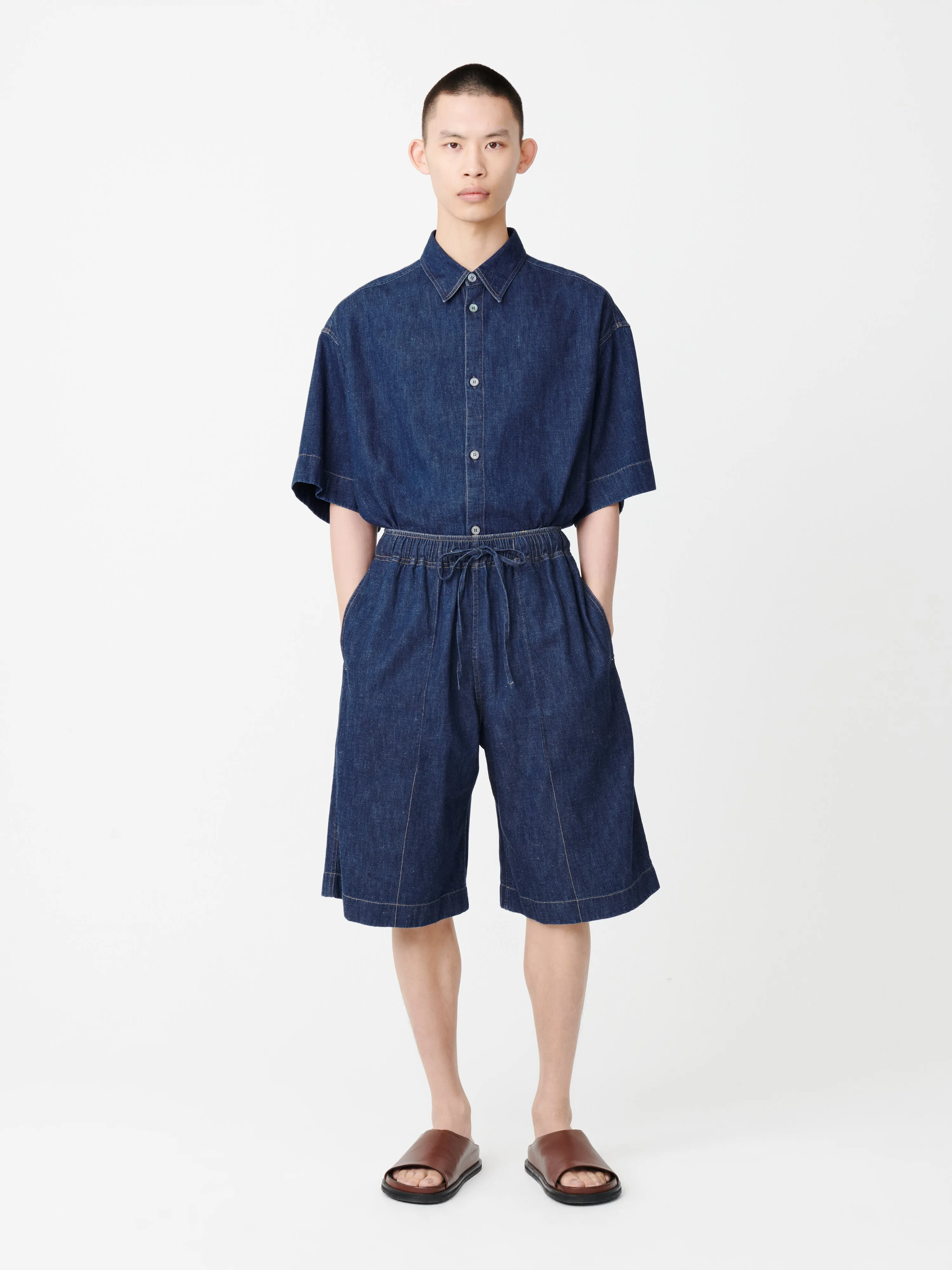 Ossi Denim Shorts in Indigo