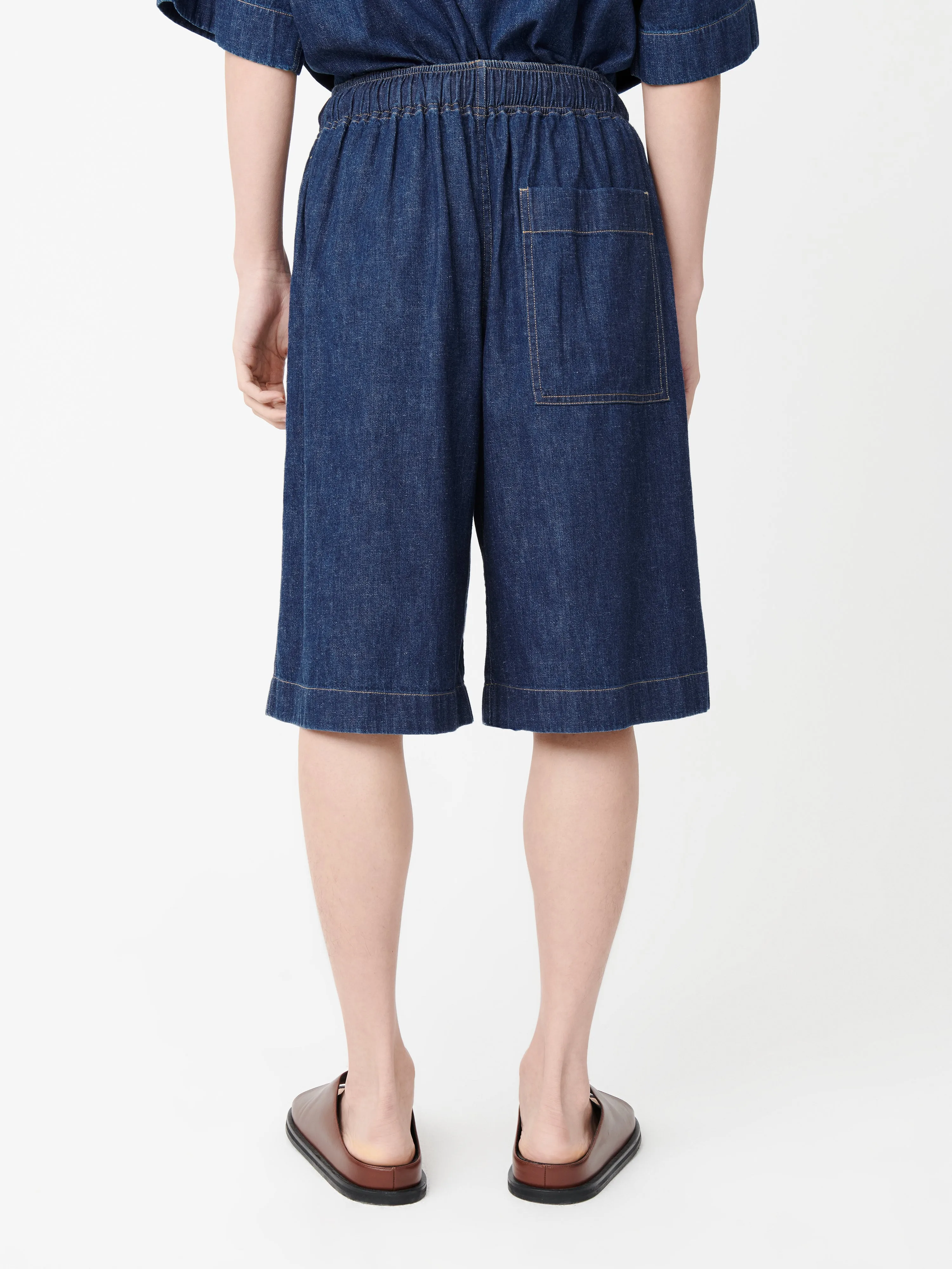 Ossi Denim Shorts in Indigo