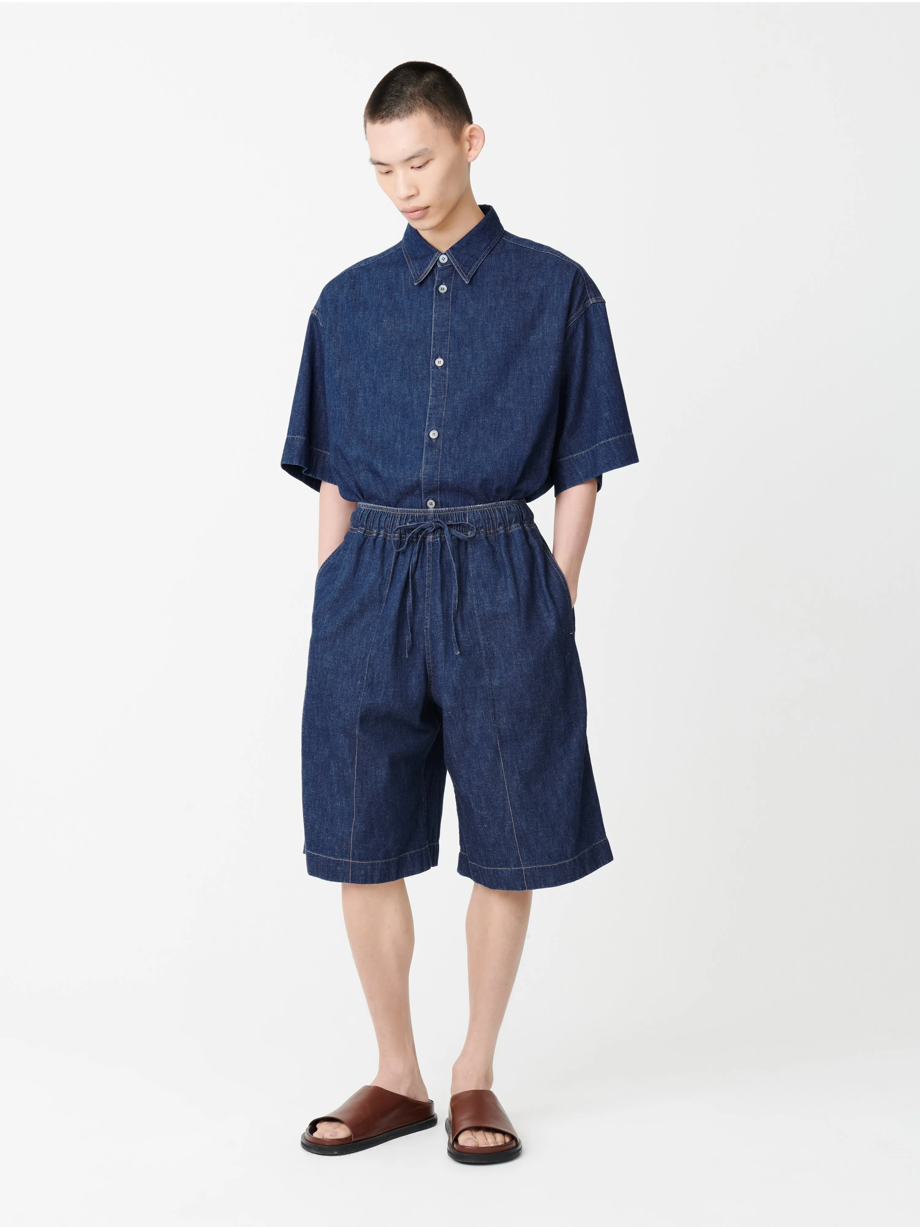 Ossi Denim Shorts in Indigo