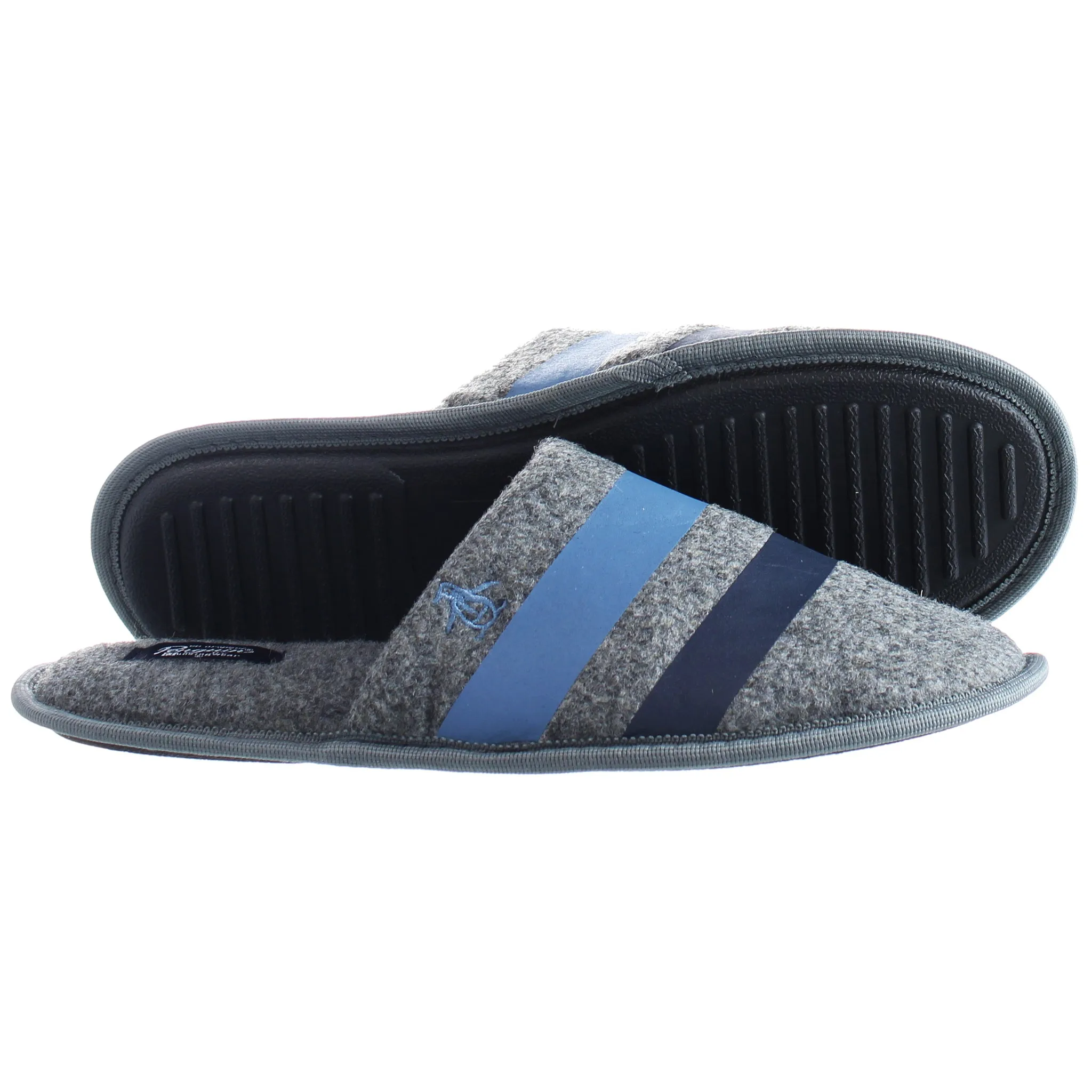 Penguin Benny Grey Mens Slippers