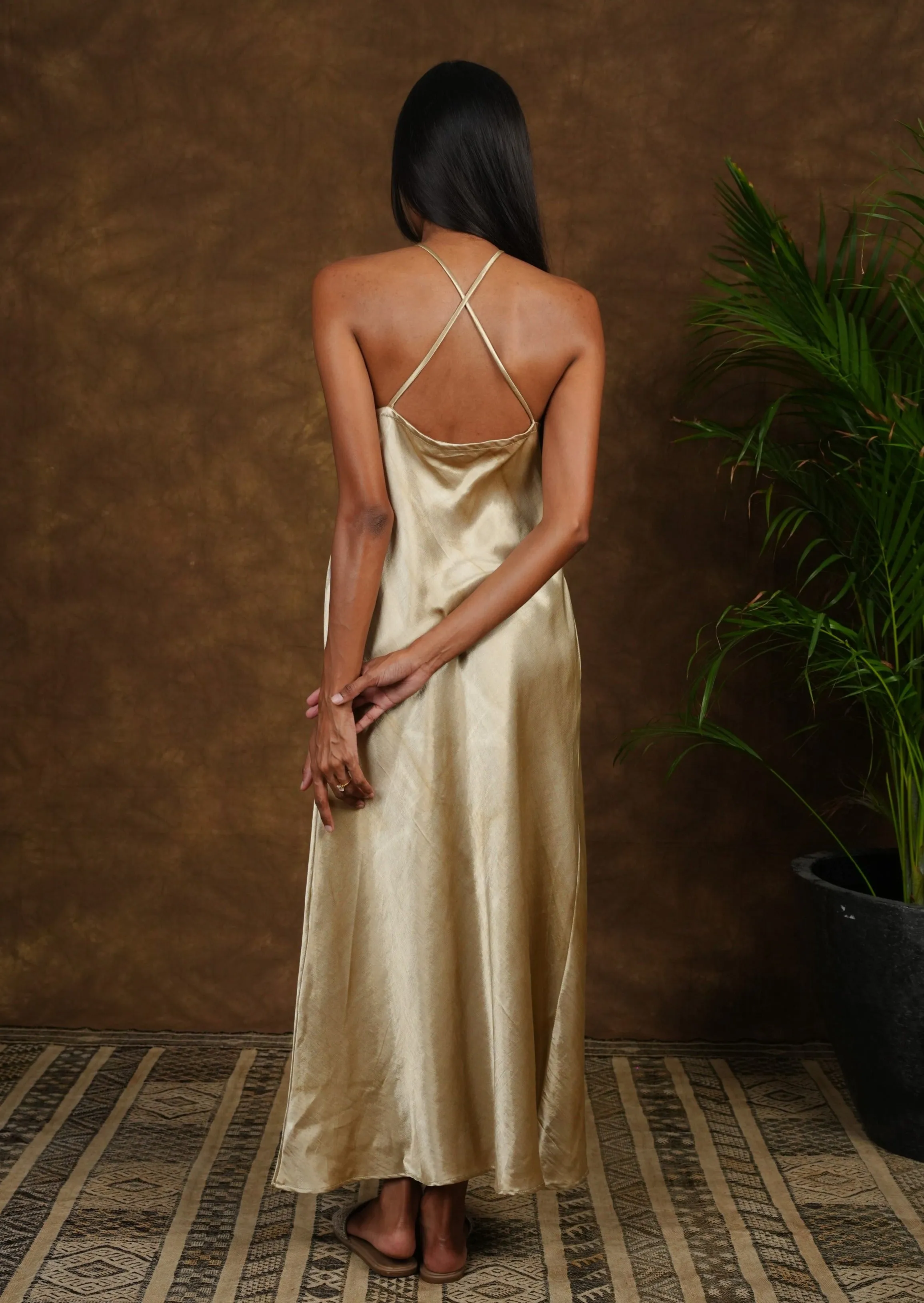 Rena Dress - Gold