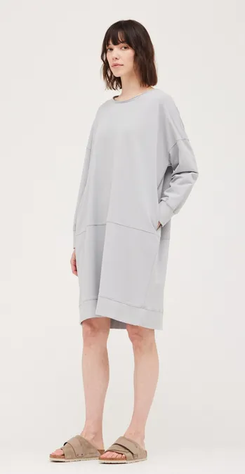 Rhonda Cotton Dress in Cloud - FINAL SALE